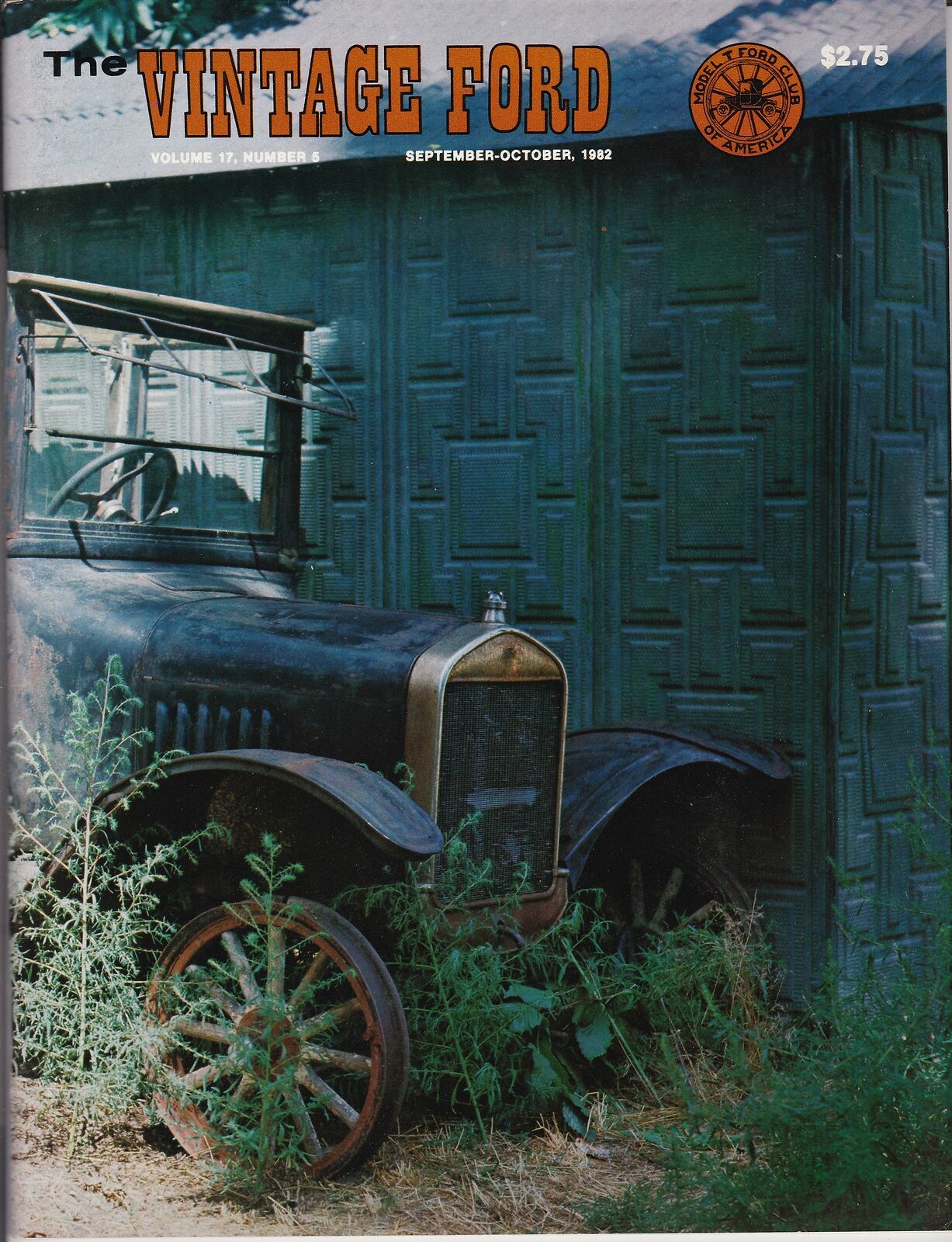1922 TOURING - THE VINTAGE FORD MAGAZINE 1982 -  MODEL T FORD CLUB OF AMERICA 