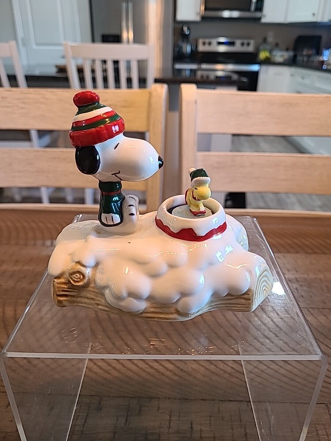 Peanuts Snoopy With Woodstock Ice Skating Willits Designs Music Box