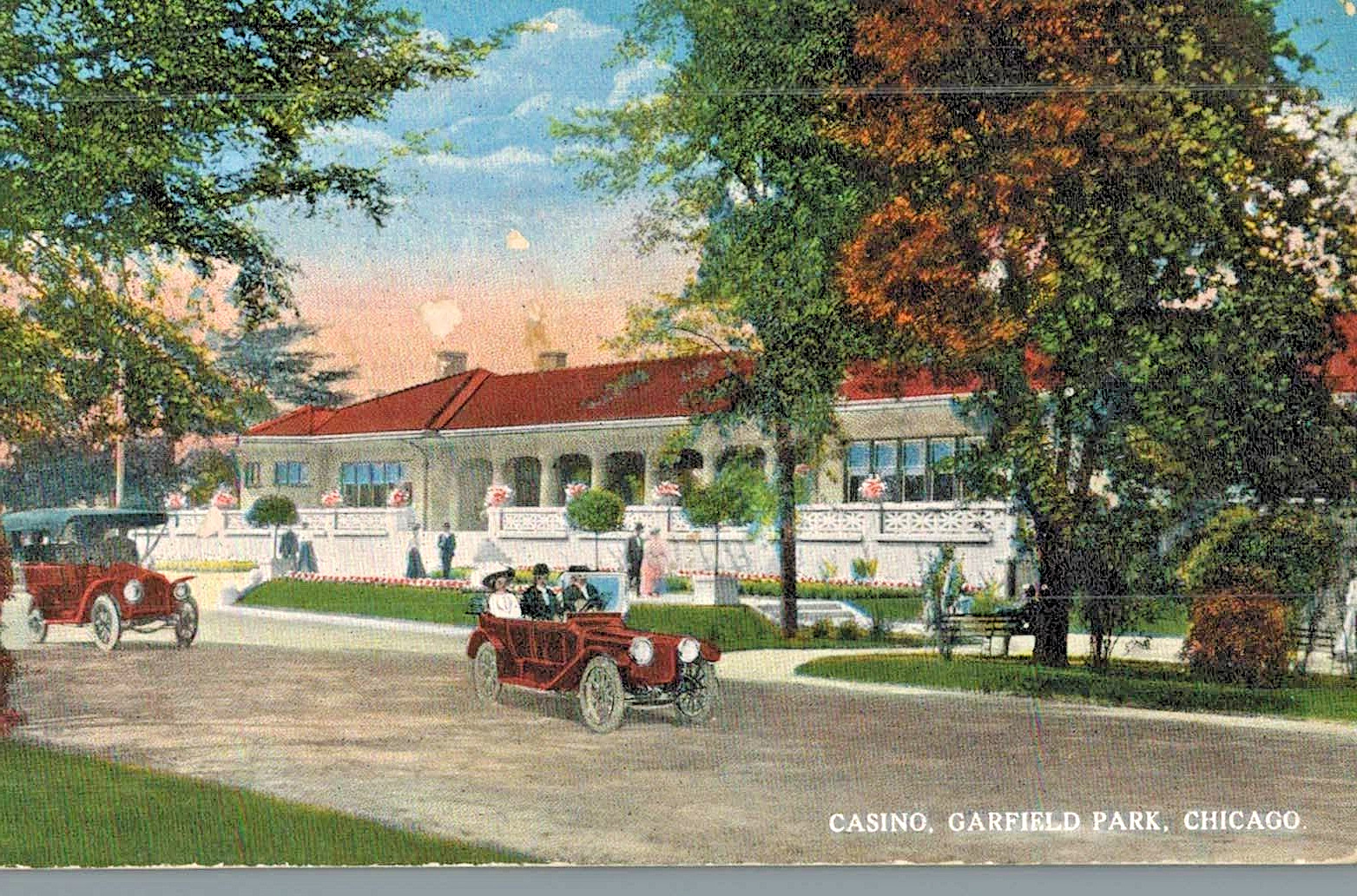 VIntage Postcard-Casino, Garfield Park, Chicago, IL