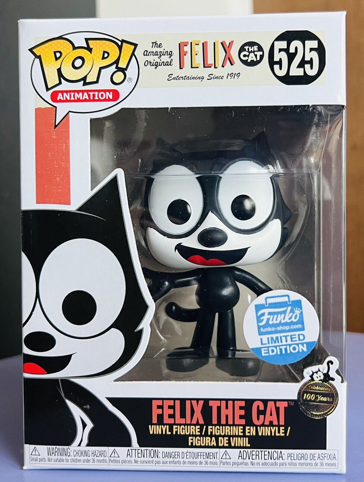 Funko Pop Animation: FELIX THE CAT #525 Funko Shop Limited Edition Exclusive