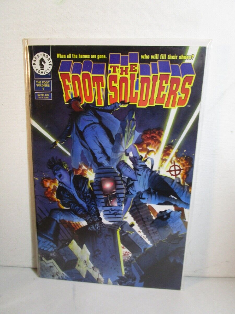 THE FOOT SOLDIERS #1 DARK HORSE COMICS 1996 BAGGED AND BOARDED-