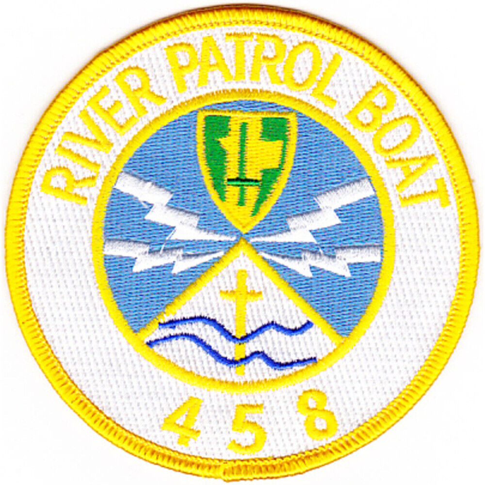 458th Infantry Regiment Patch River Patrol Boat