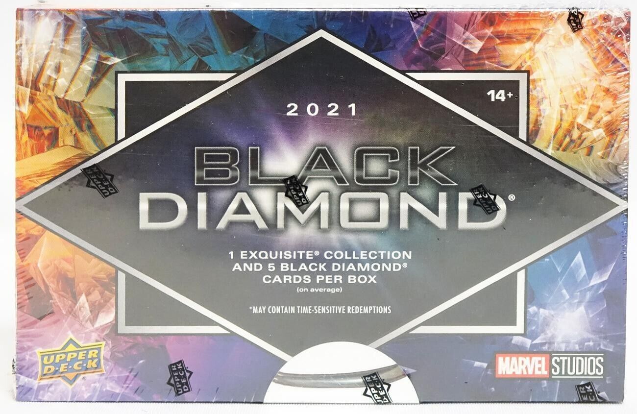 MARVEL BLACK DIAMOND TRADING CARDS HOBBY BOX (UPPER DECK 2021)