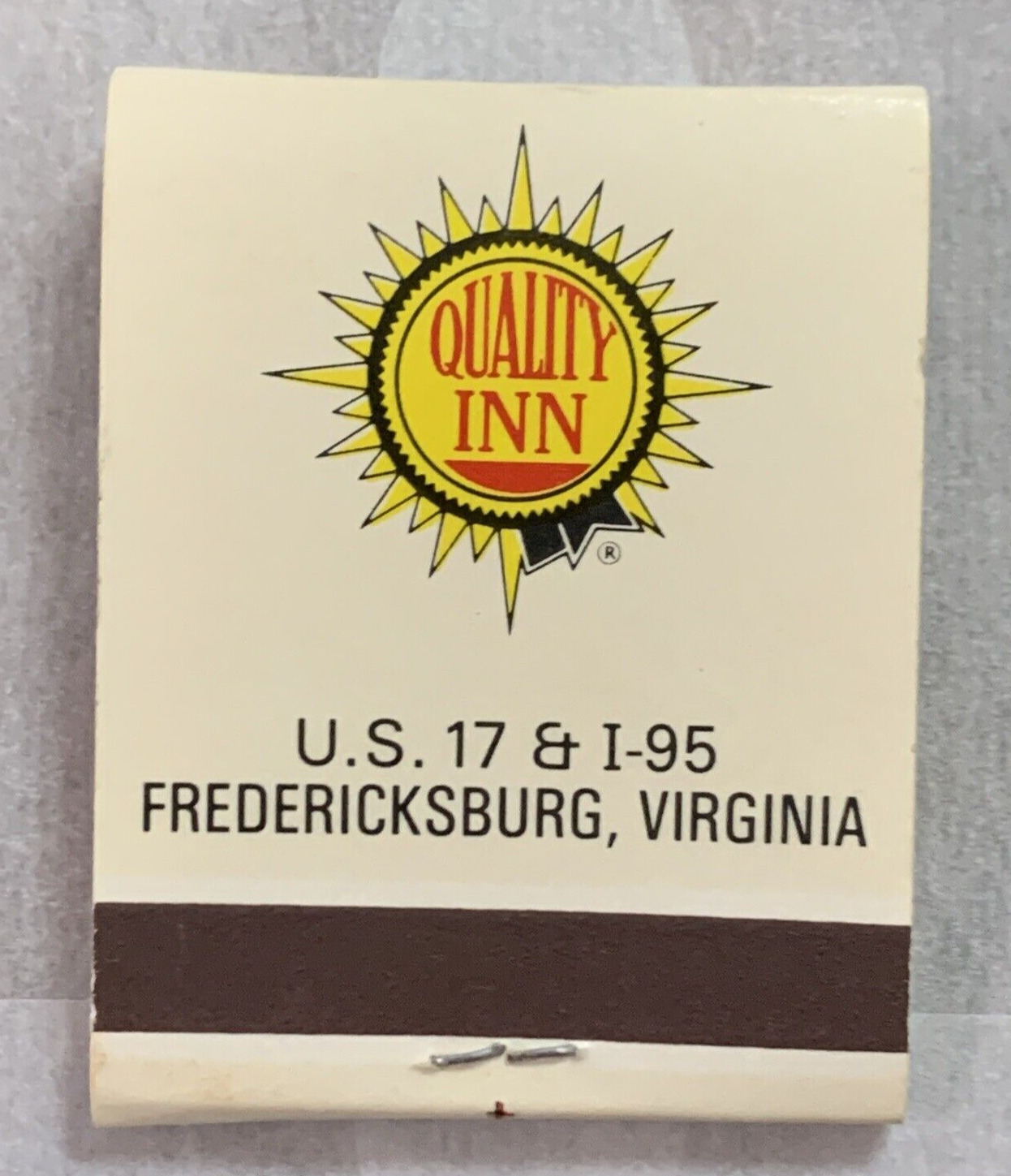 Matchbook Quality Inn Fredericksburg Virginia #0130