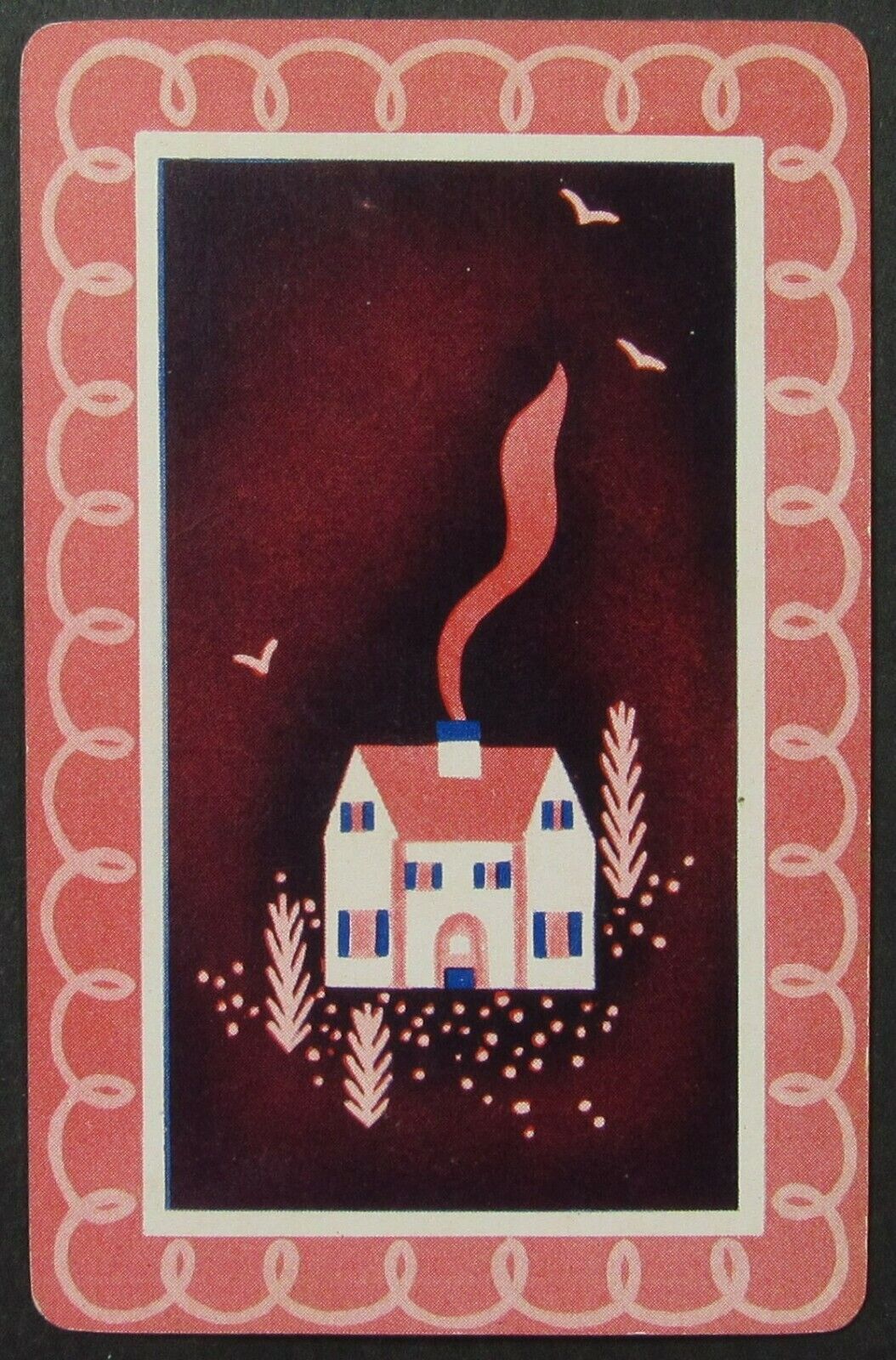 House Single Swap Vintage 1935 Playing Card 