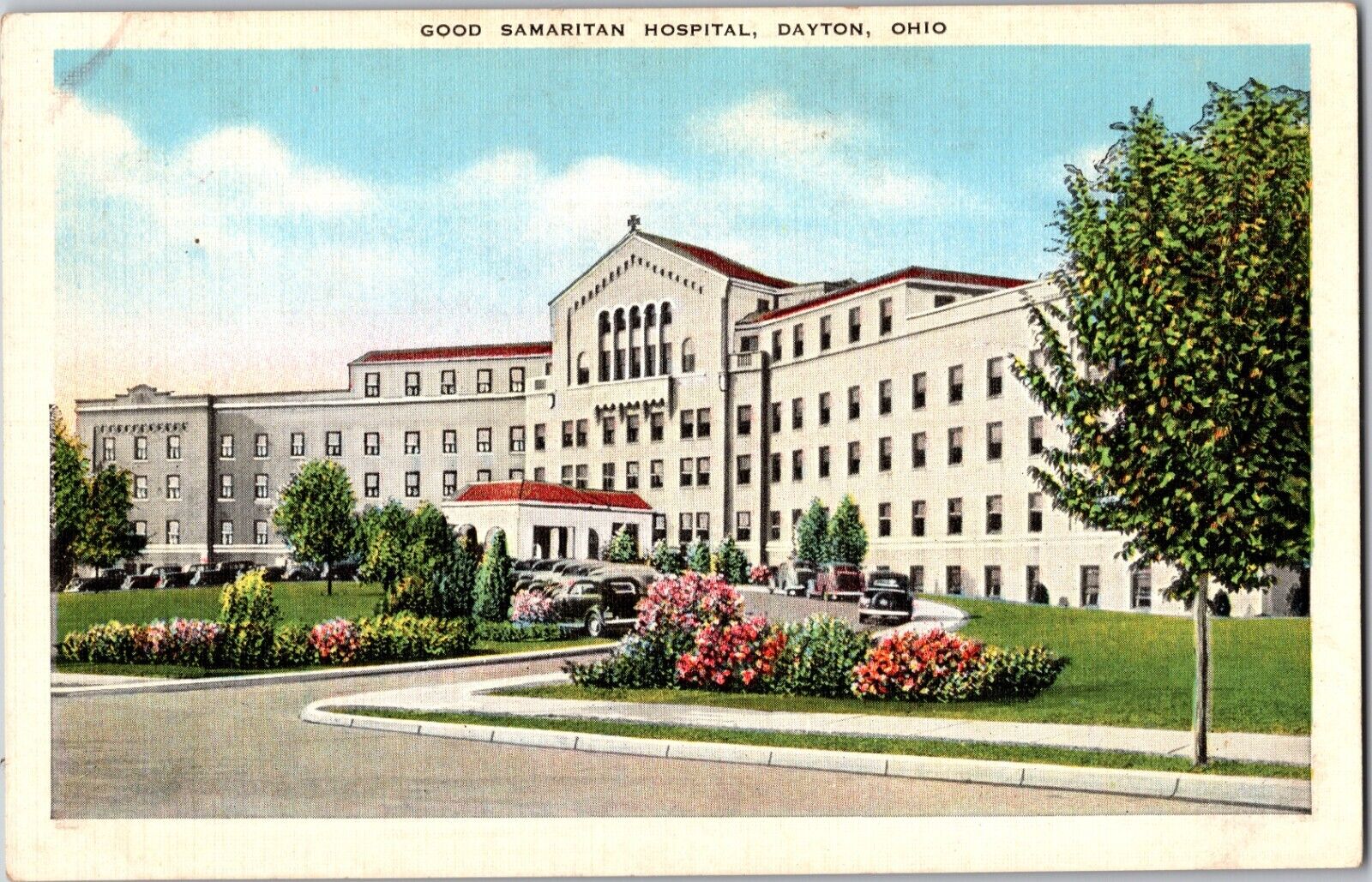 c 1935 Vintage Postcard Good Samaritan Hospital Dayton Ohio