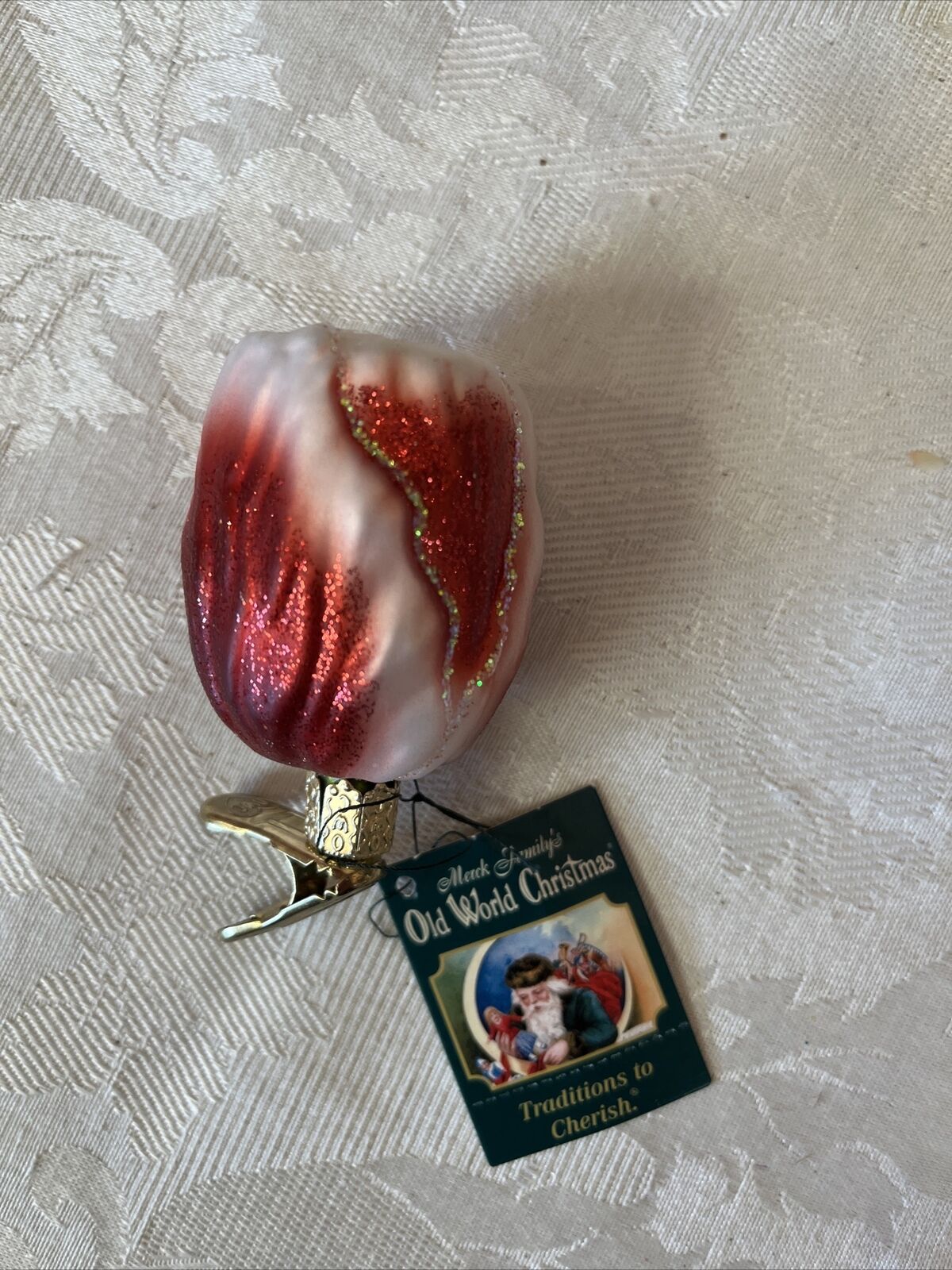 Old World Christmas Tulip Ornament Clip On 2010