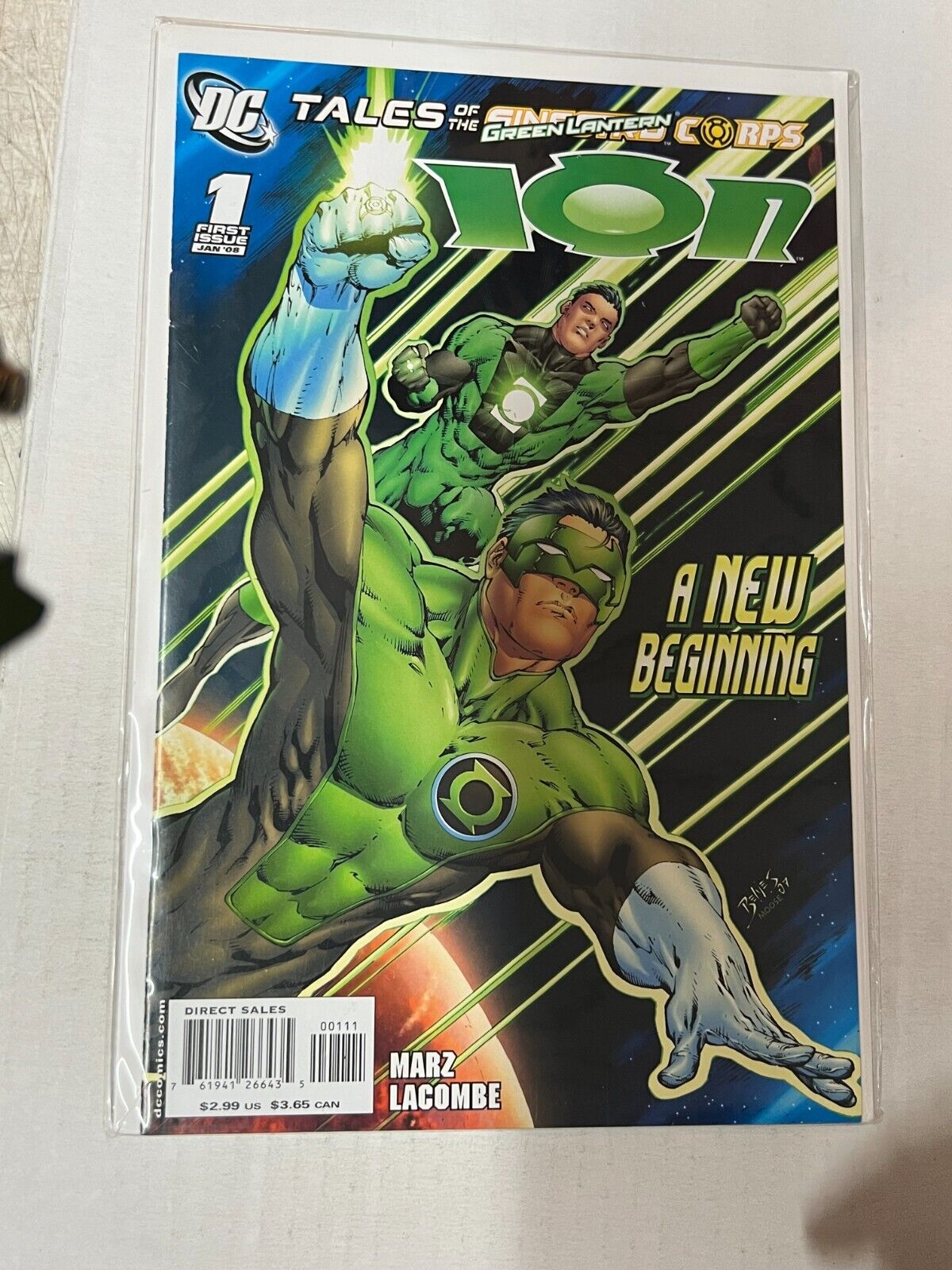 Ion #1 Tales of Green Lantern Corps A New Beginning 2008 DC Comics | Combined Sh
