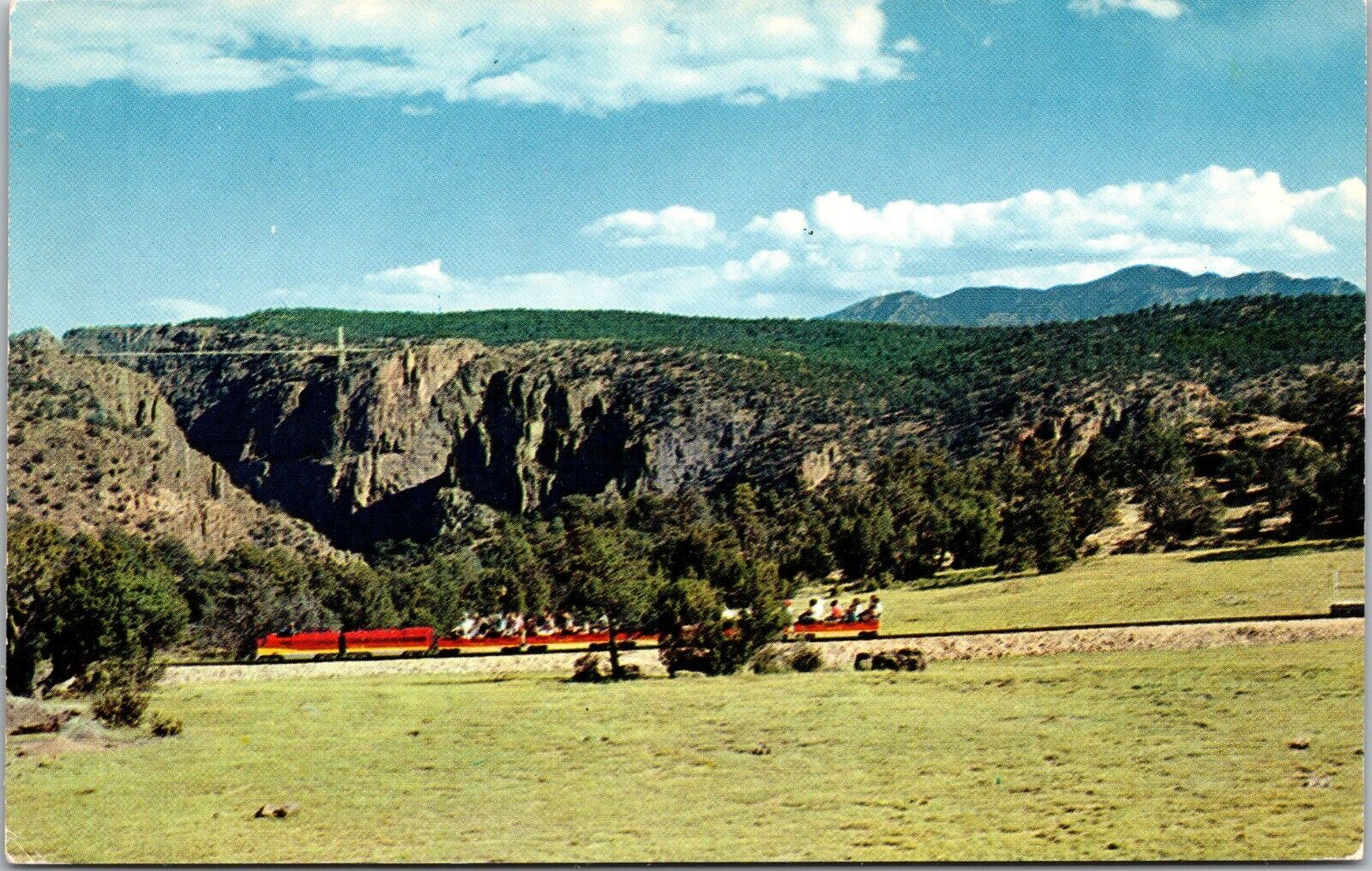 Postcard Royal Gorge Scenic Railway near Canyon City Colorado [bz]