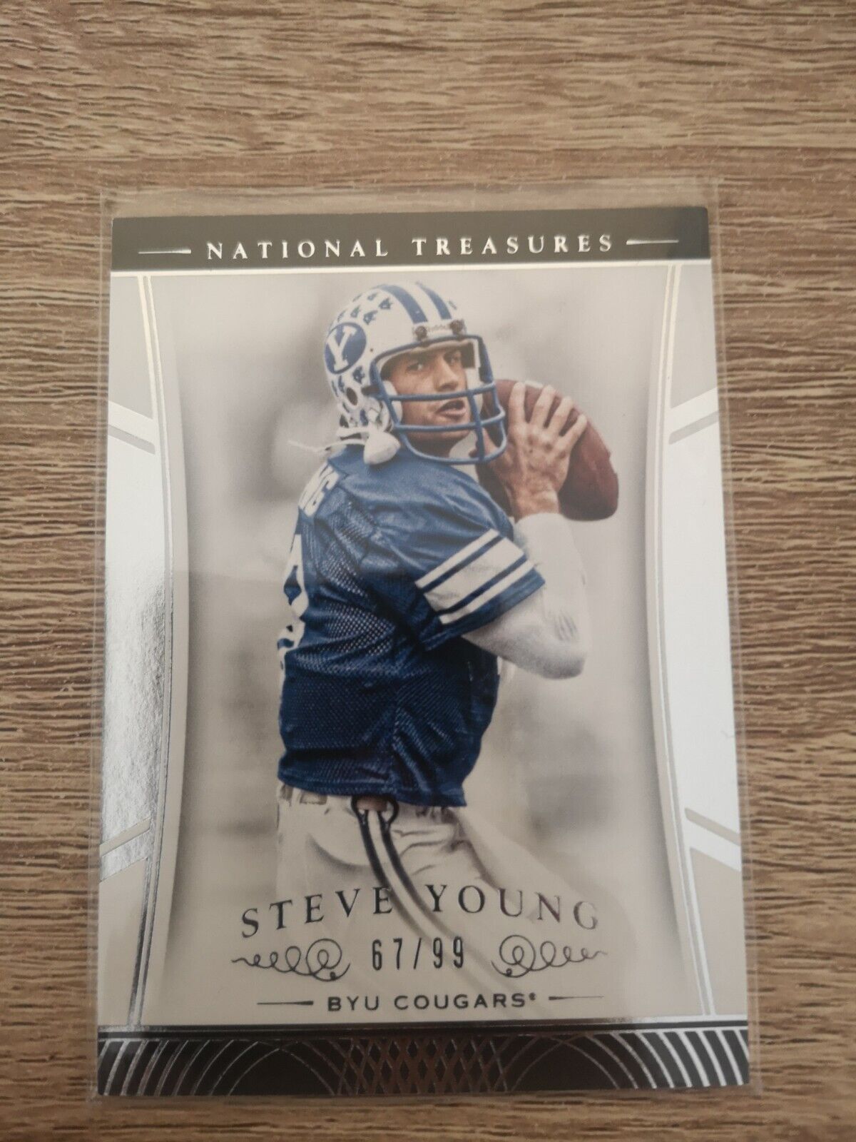 2015 Steve Young Panini National Treasures College #118 Legends /99