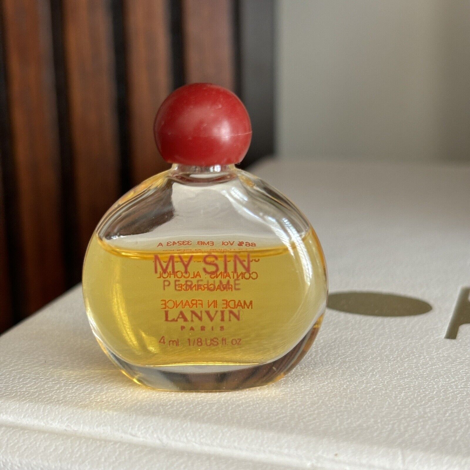 Vintage Mini Lanvin MY SIN Parfum Splash 4 Ml