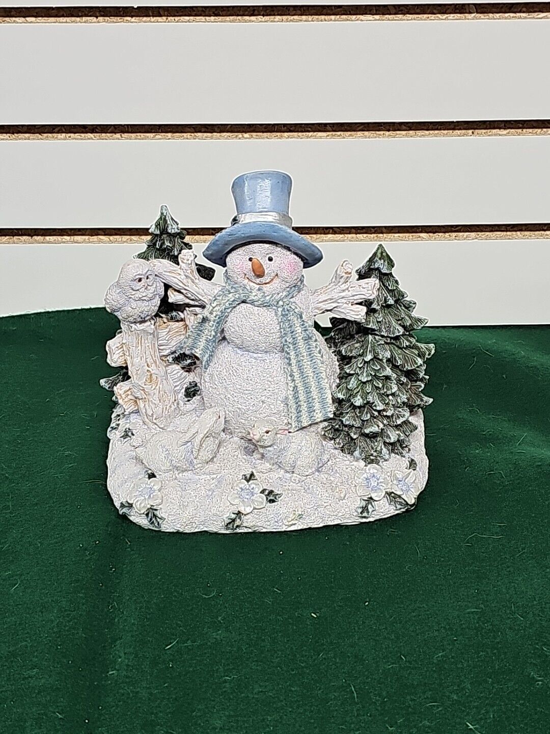 Vintage Snowman In The Snow~ 2000 Joelson Industries Inc. 