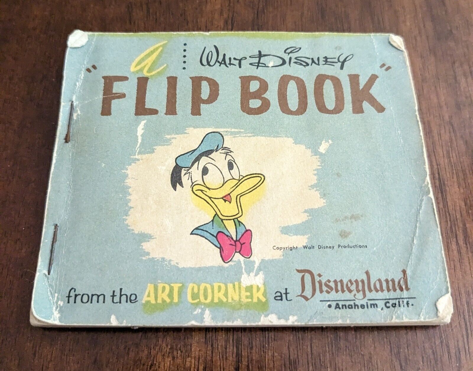 Vintage Walt Disney Flip Book Donald Duck RS4