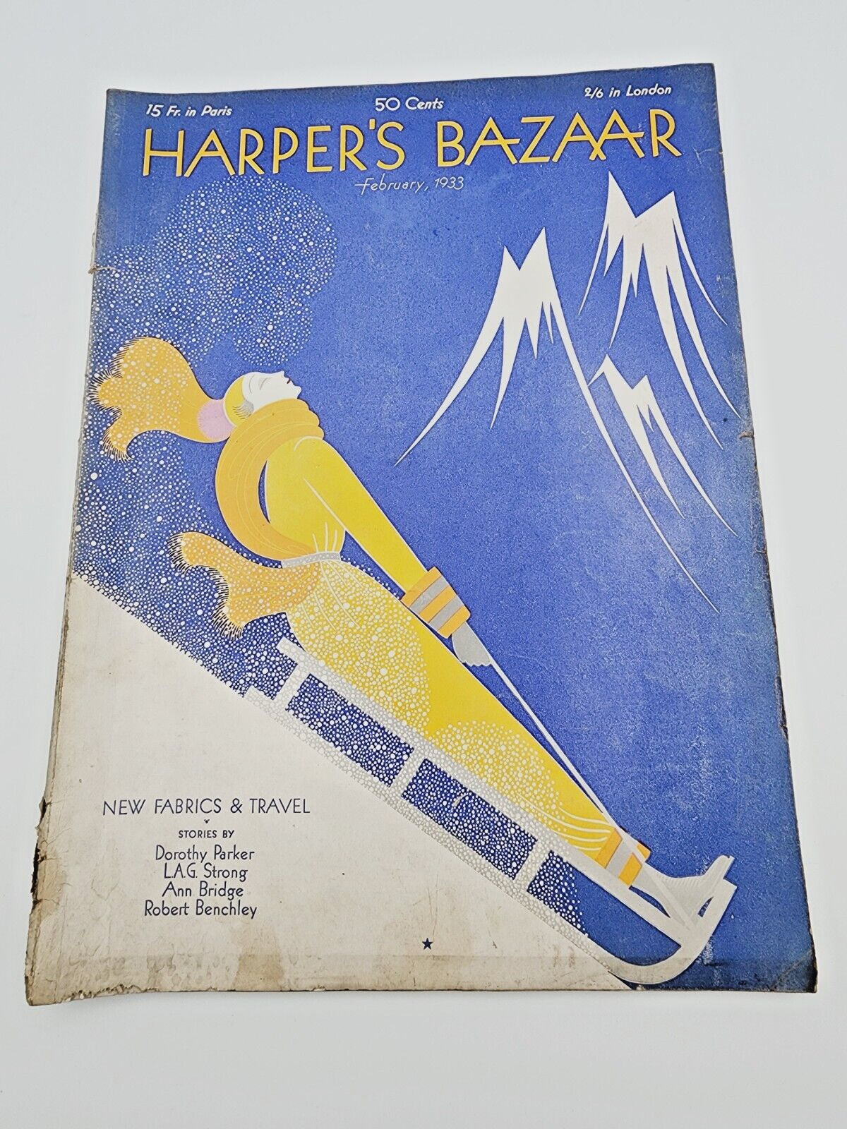 Original February 1933 Harpers Bazaar Magazine - Complete Magazine