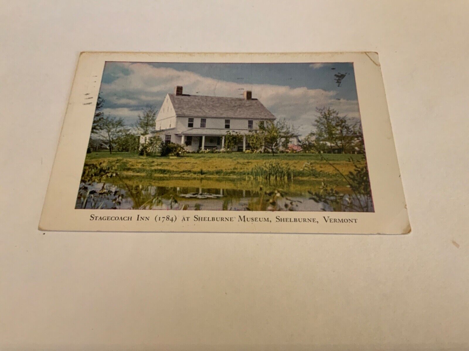 Shelburne, Vermont ~ Stagecoach Inn at Shelburne Museum - Vintage 1956 Postcard