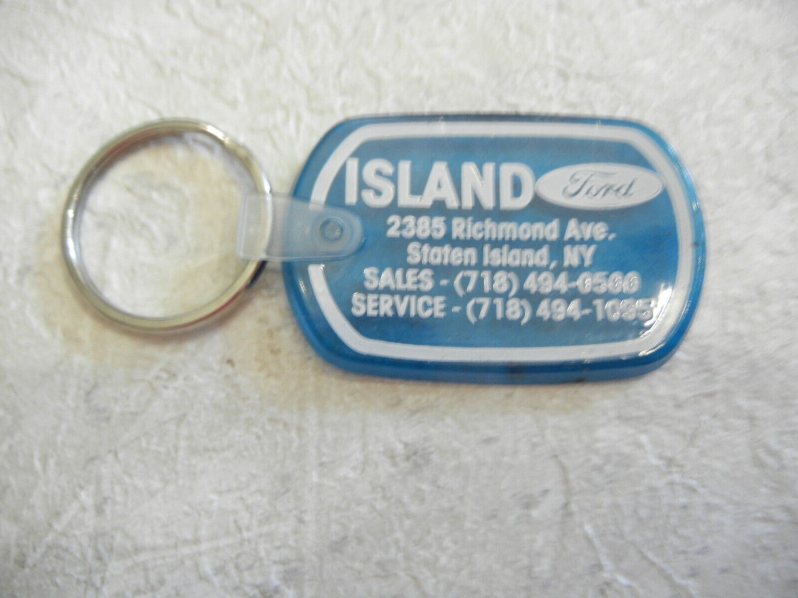 Ford Memorabilia Key Chain From Island Ford NY