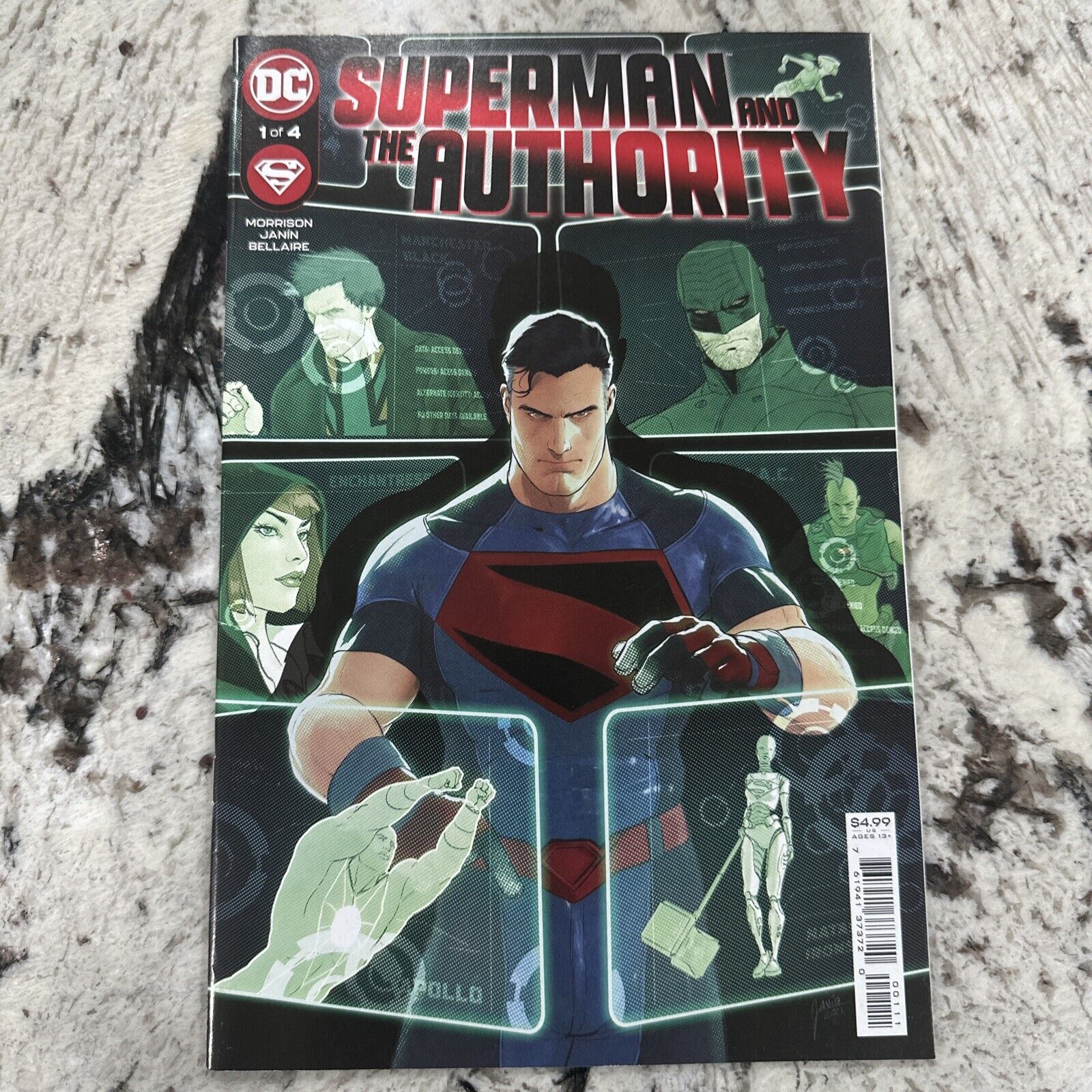 SUPERMAN AND THE AUTHORITY SET 1,2DC COMICS GRANT MORRISON MIKEL JANIN