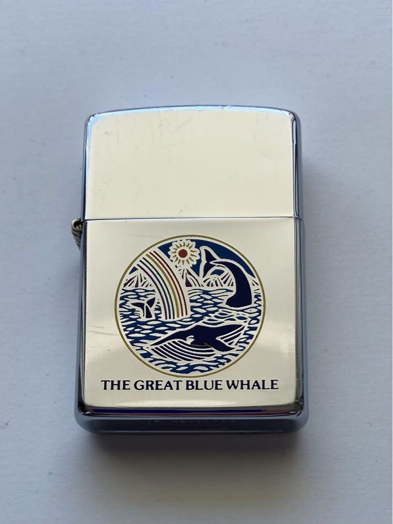 ZIPPO Vintage Zippo Lighter 1982 Whale Sparks Confirmed