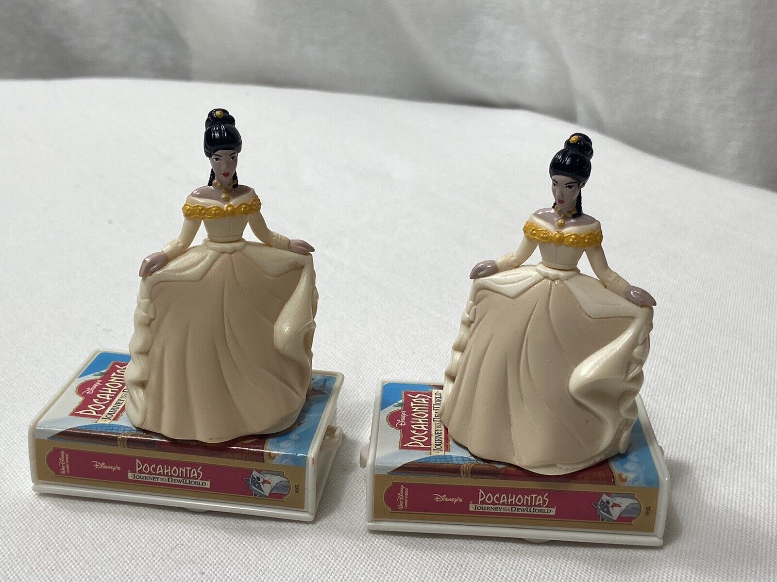 1998 McDonald's Toy Pocahontas: Journey to a New World Video Fav #3 Set Of 2