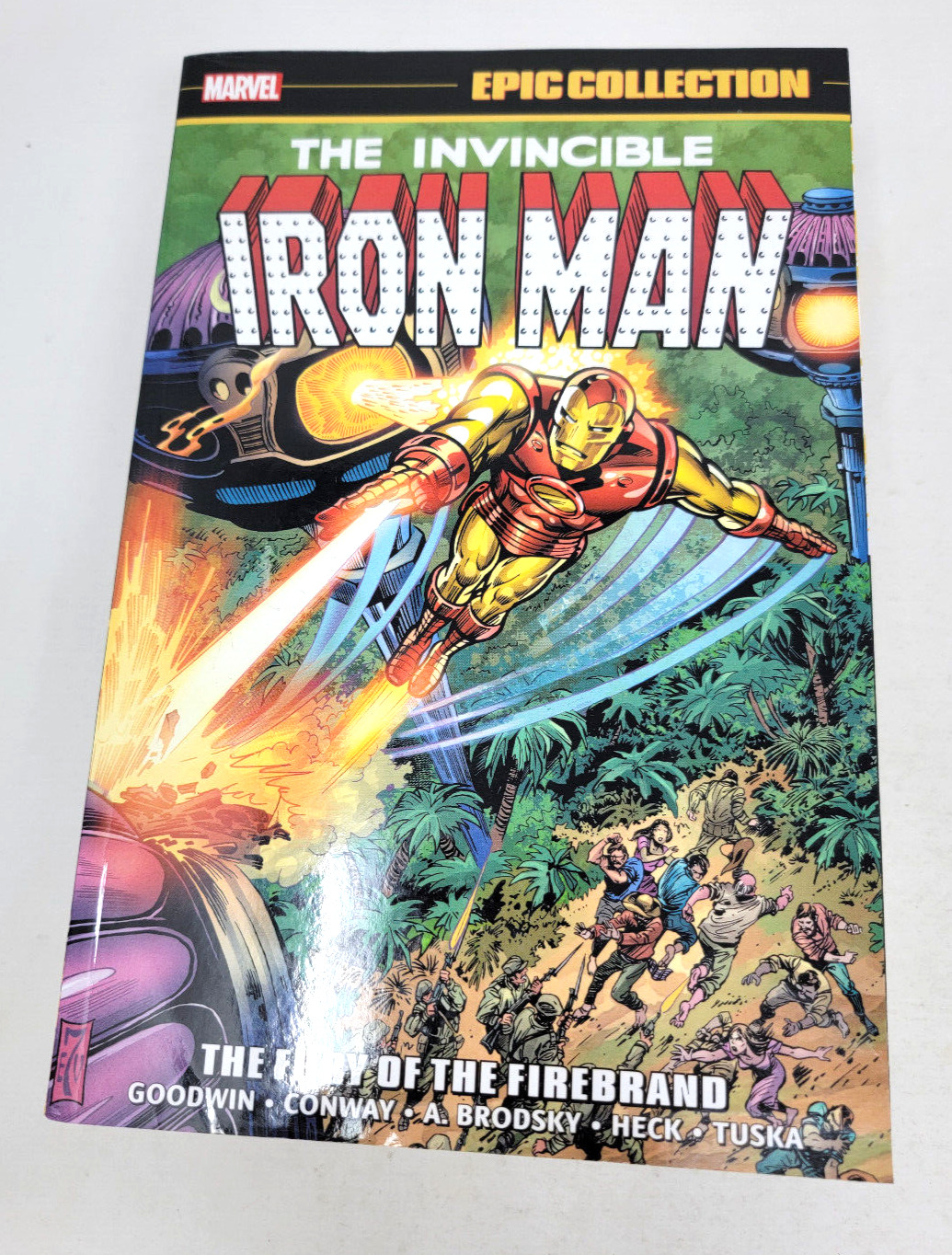 Marvel Epic Collection IRON MAN : THE FURY OF THE FIREBRAND ~ TPB DELUXE