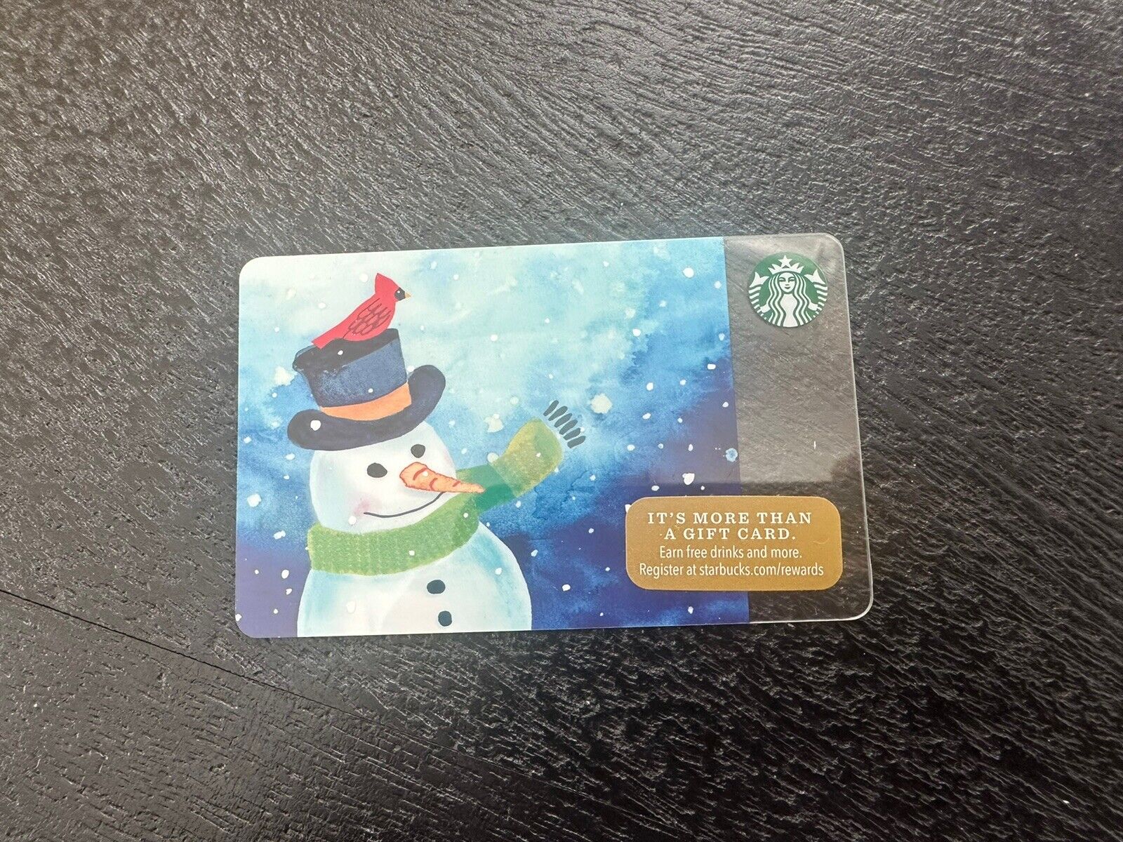 Starbucks 2016 Holiday Snowman Coffee Gift Card