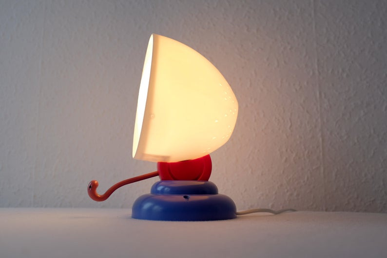 Vintage Ikea 1980's Smyg table or wall lamp Maria Vinka after Ettore Sottsass