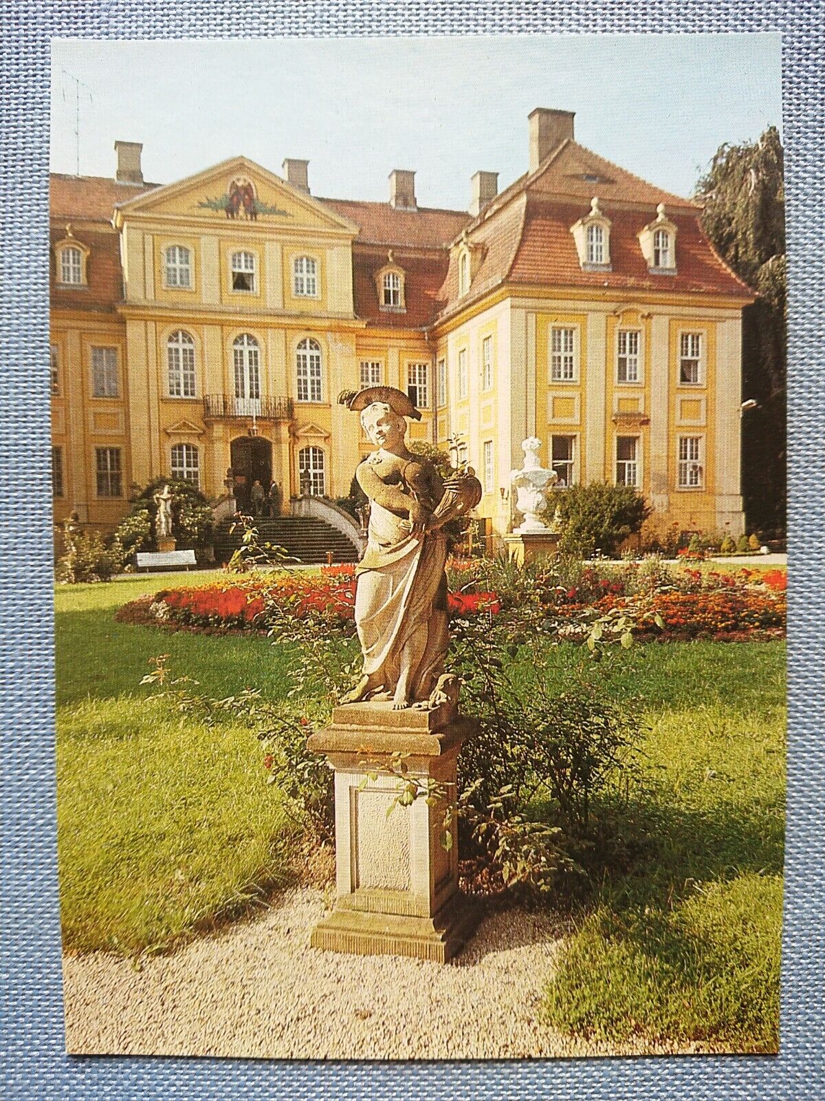 Old Postcard Ak Rammenau Kr. Bischofswerda Saxony Barockschloss