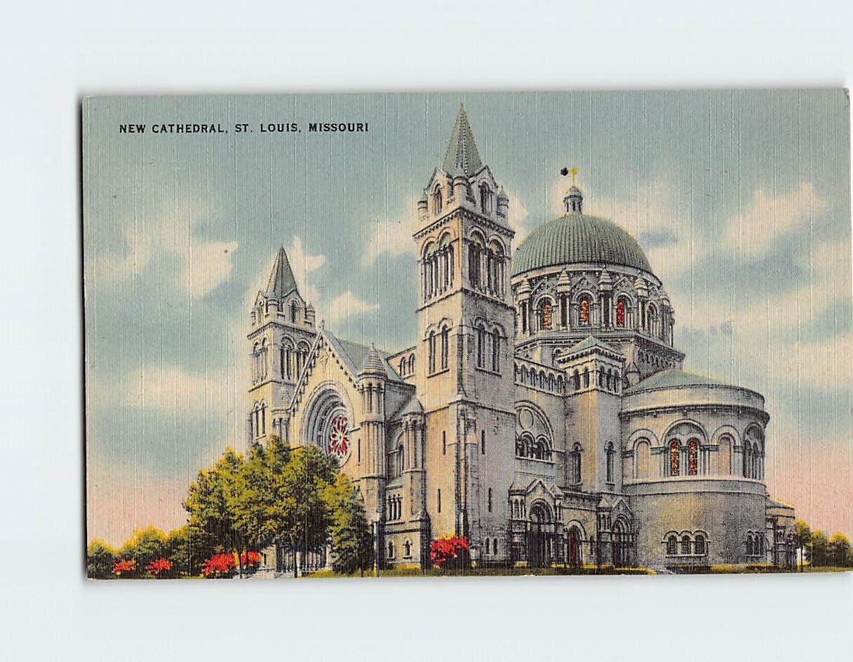 Postcard New Cathedral St. Louis Missouri USA