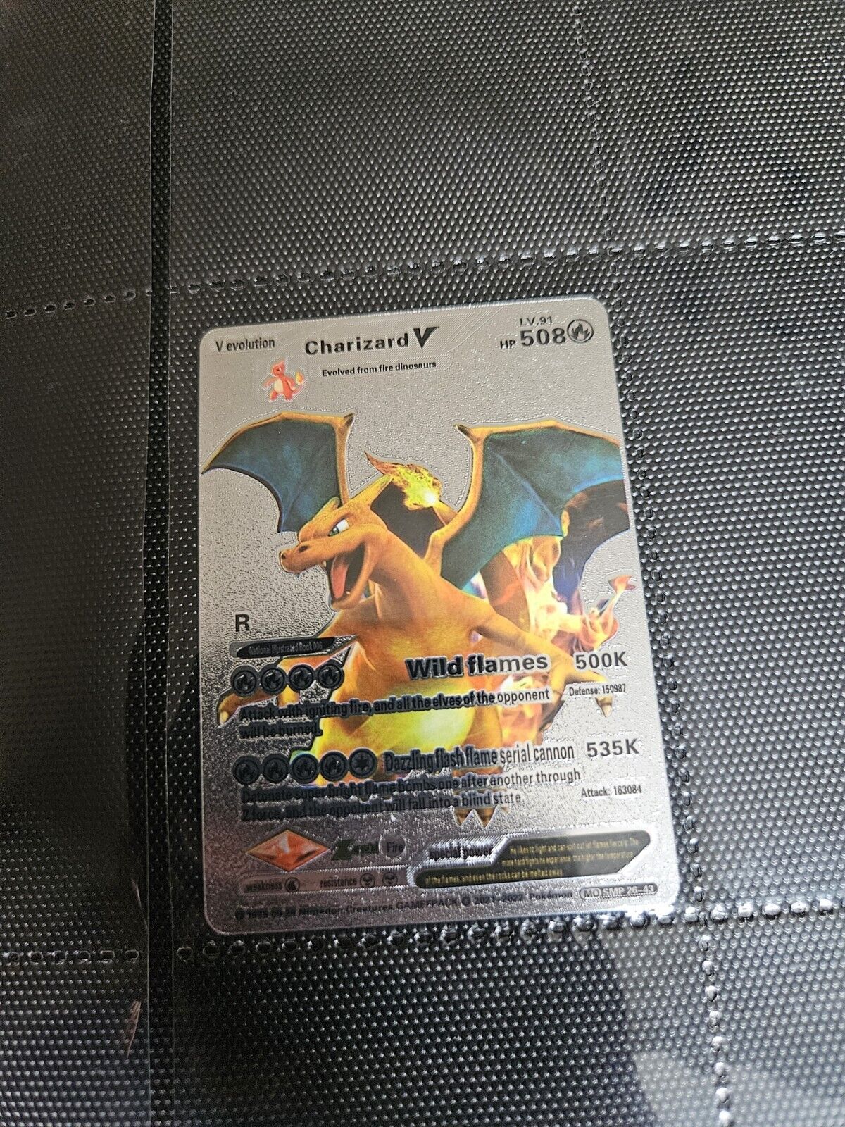 Charizard V - Ultra Rare - Silver Foil Pokemon Card