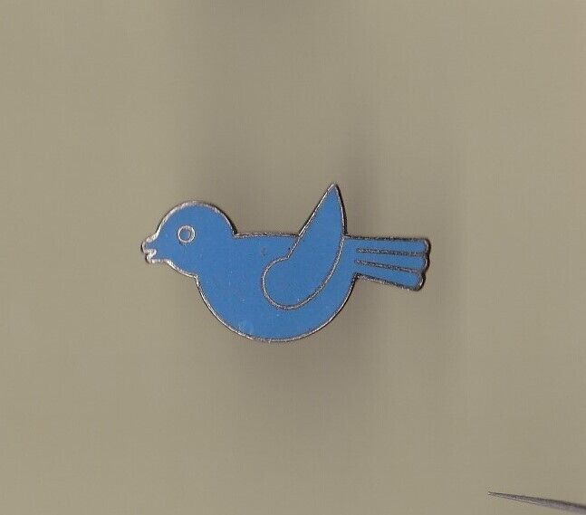 Vintage Campfire Girls Bluebird Pigeon Lapel Hat Pin Pinback