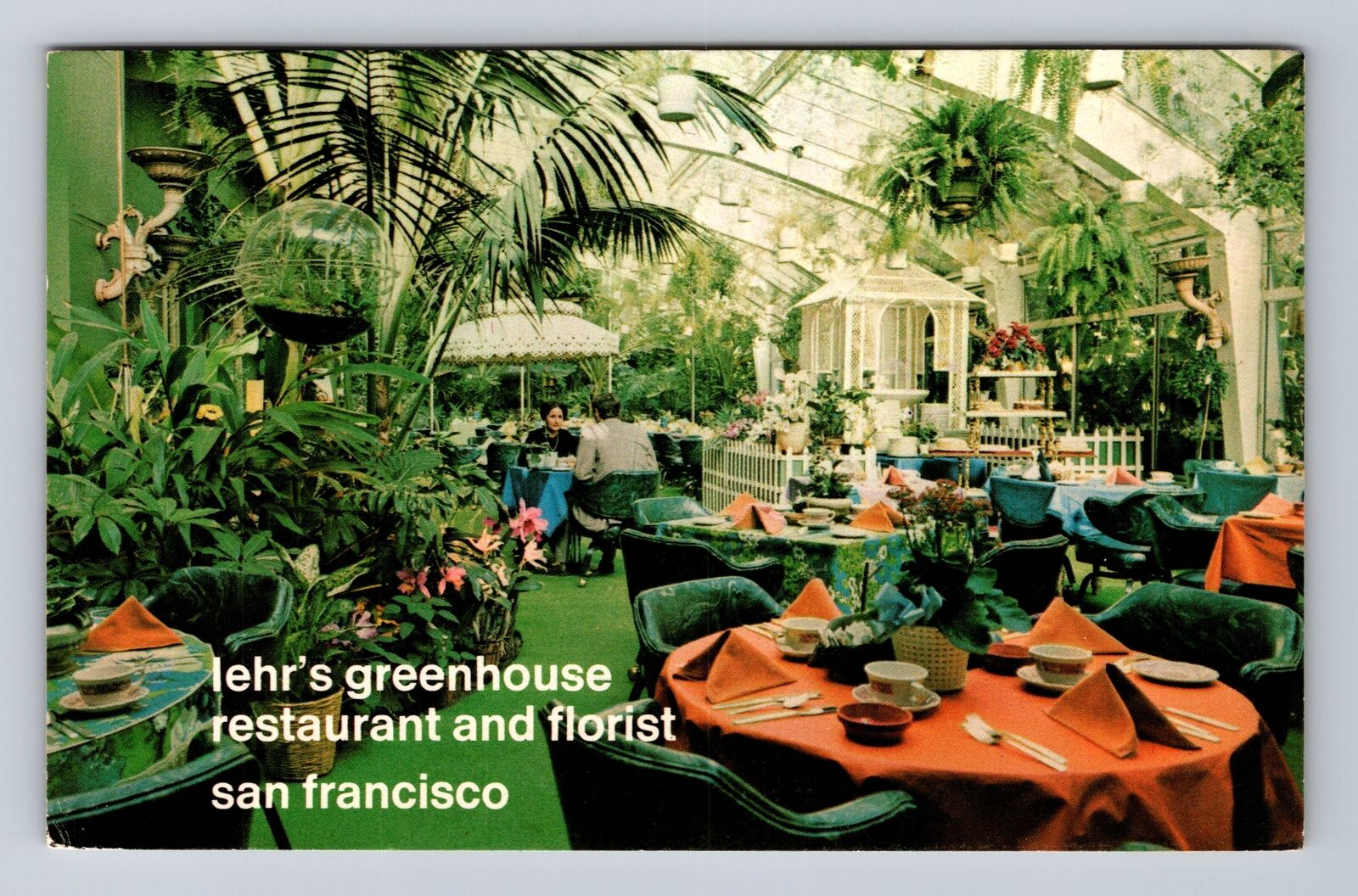 San Francisco CA-California, Lehr's Greenhouse Restaurant, Vintage Postcard