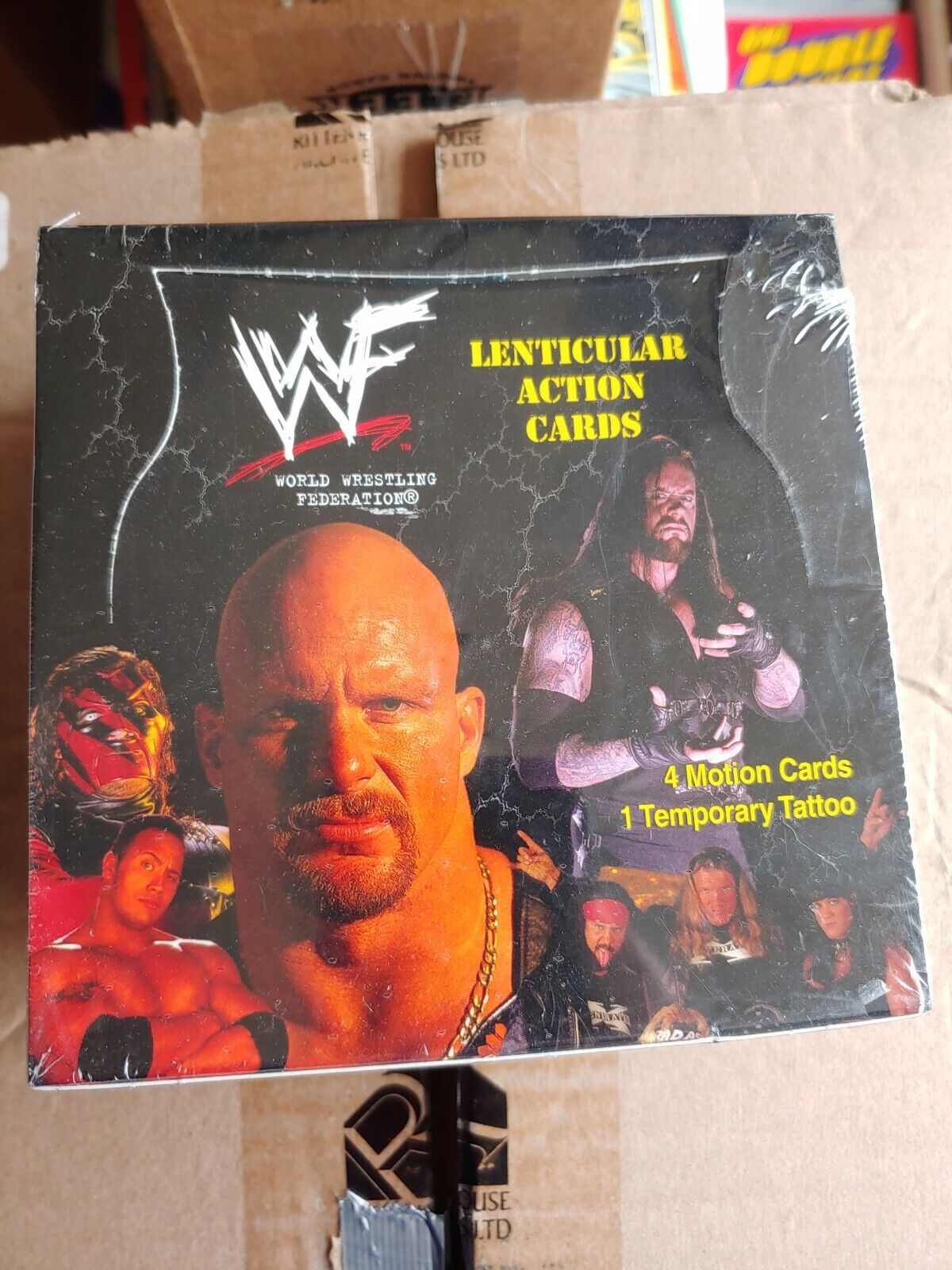1999 WWF Lenticular Action Cards Artbox SEALED HOBBY BOX HARD TO FIND