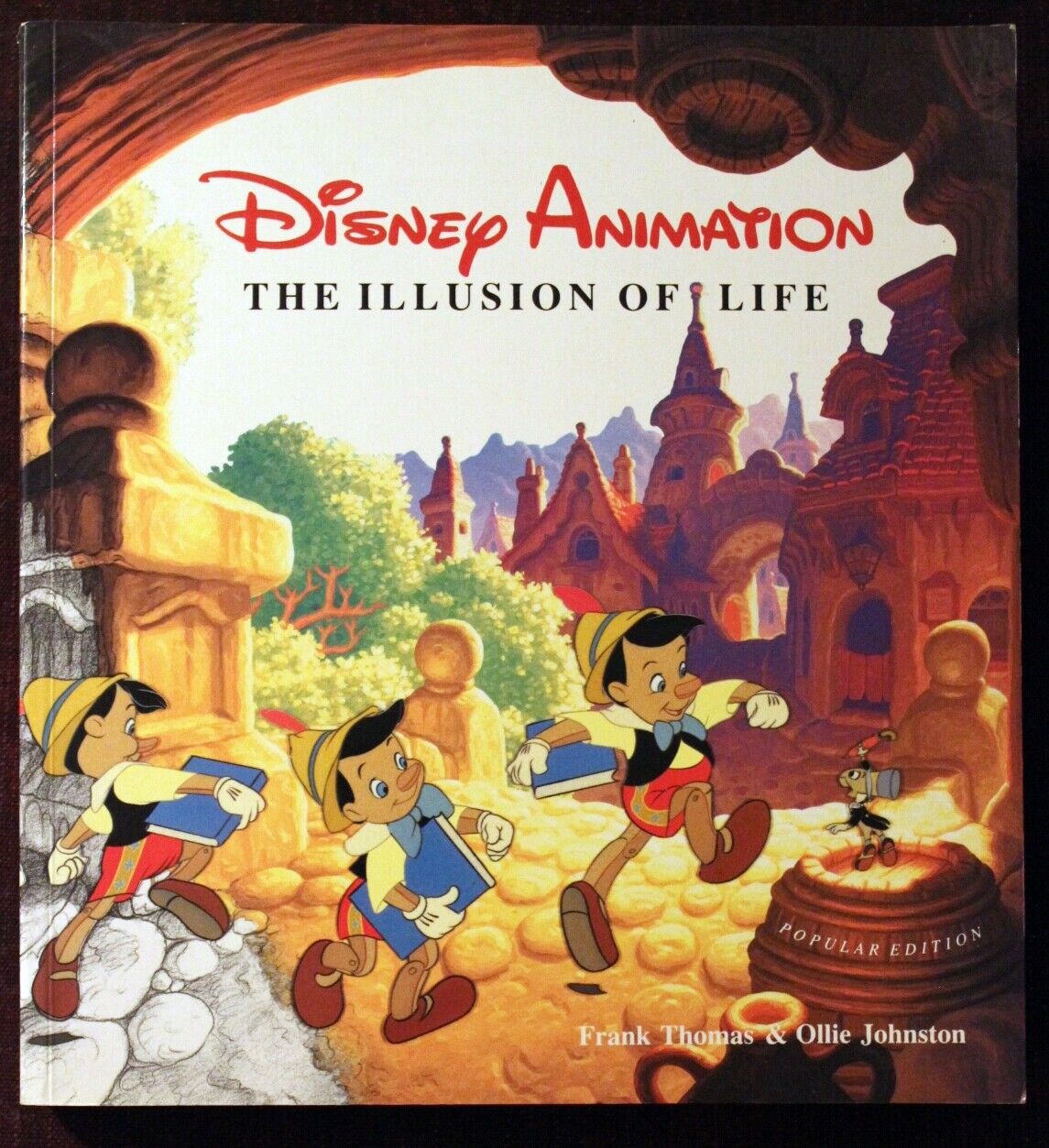 Disney Animation Illusion of Life SIGNED KEN ANDERSON Frank Thomas OllieJohnston