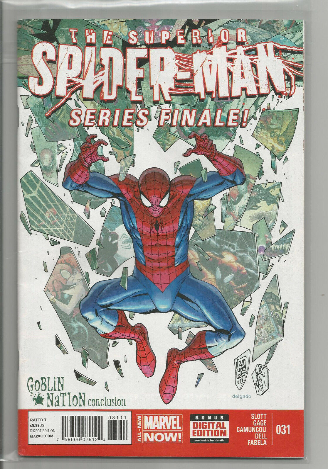 SUPERIOR SPIDER-MAN # 31 * DOUBLE SIZED ISSUE * MARVEL COMICS 