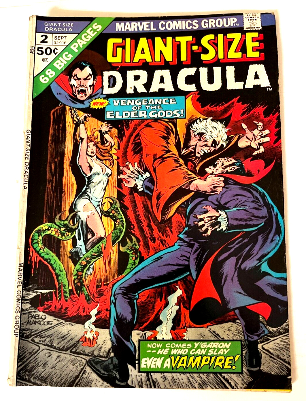 MARVEL Giant-Size Dracula #2 (1974) VINTAGE VG / ungraded