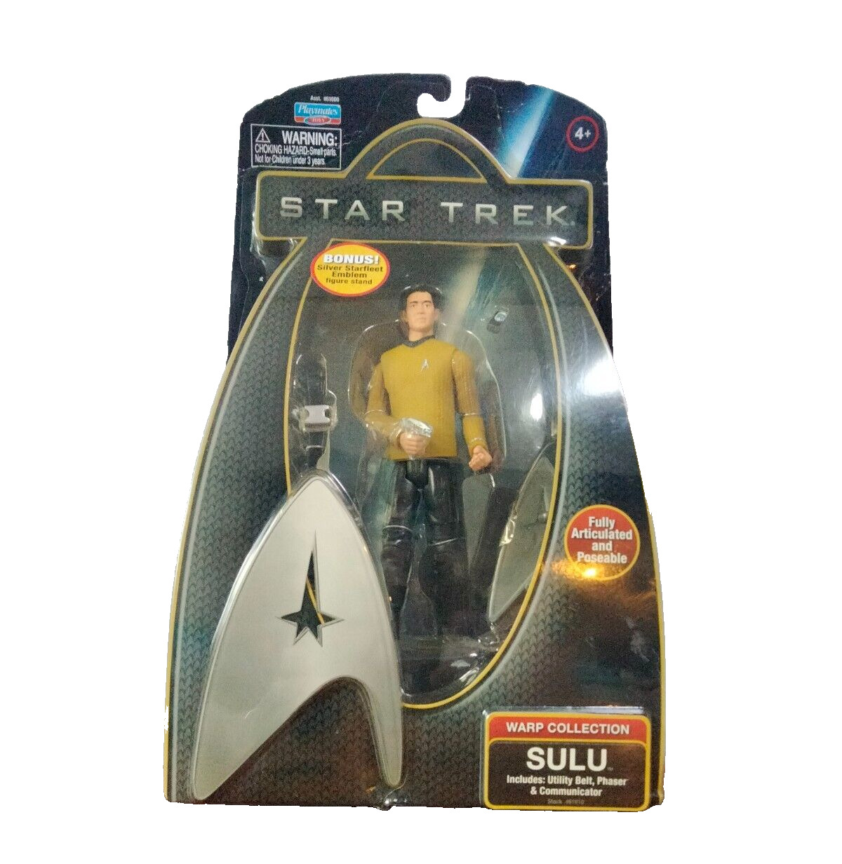 Star Trek Command Collection Sulu Action Figure 2009 Playmates NEW