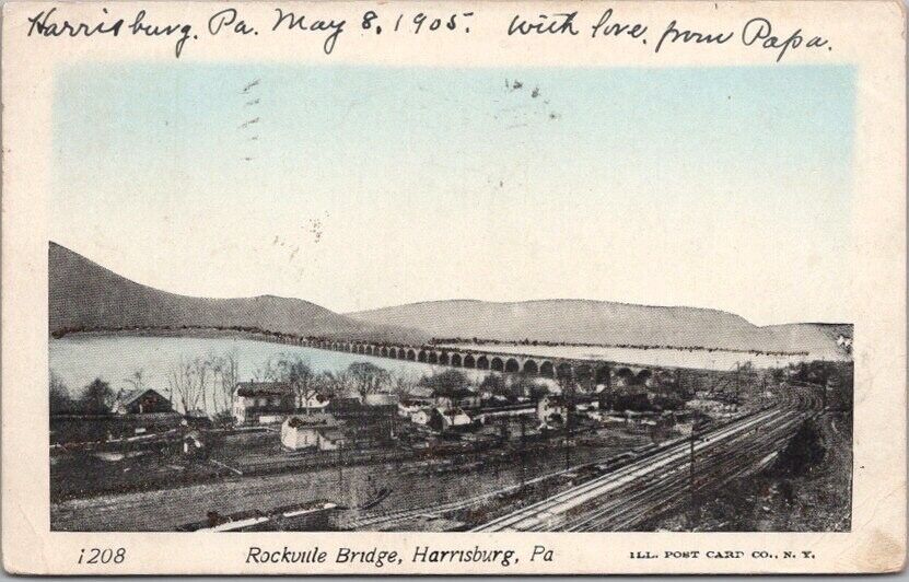 1905 HARRISBURG Pennsylvania Postcard \