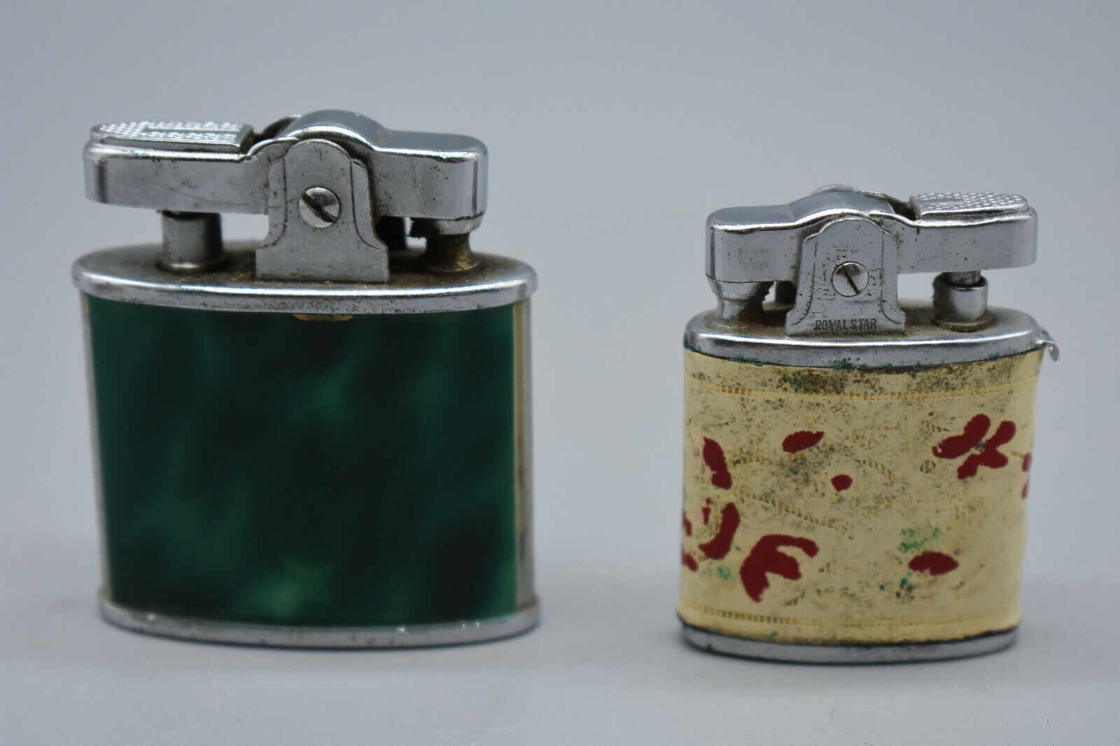 Two Royal Star Cigarette Lighters. -Both Preowned & in Good Condition, untested