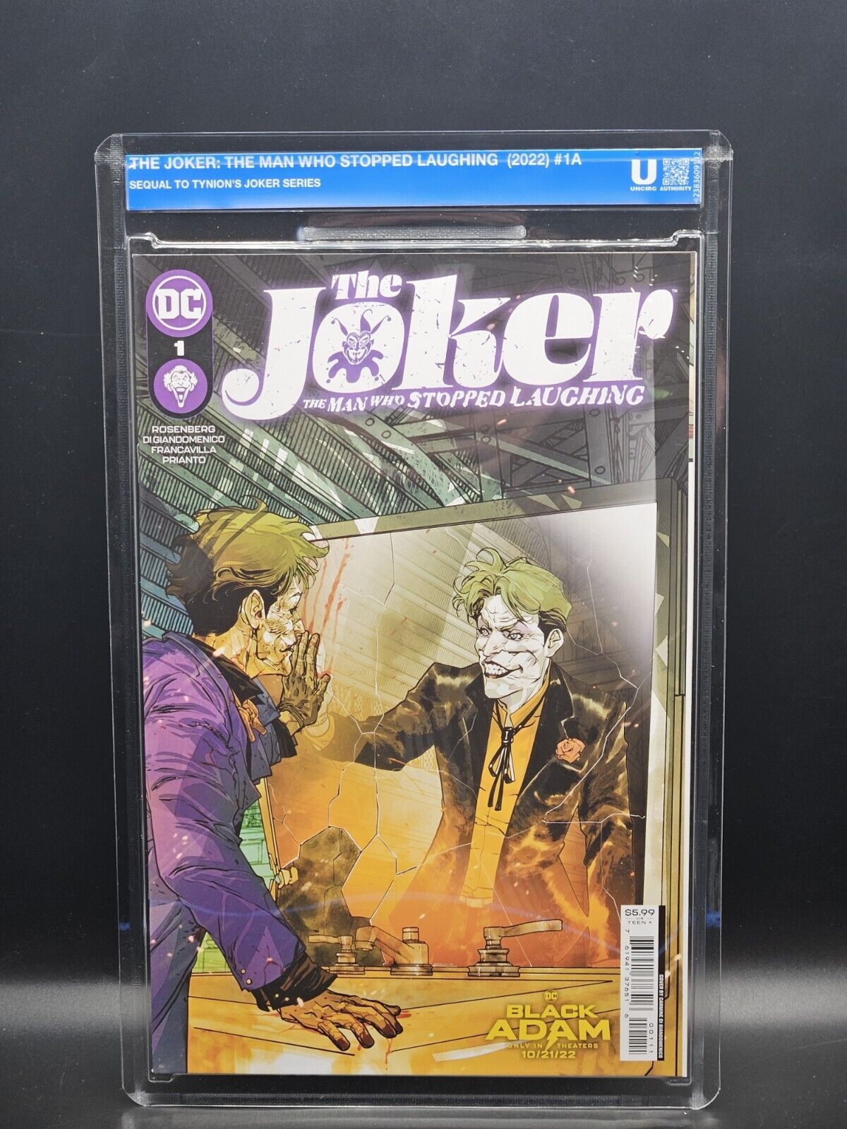 The Joker The Man Who Stopped Laughing #1 In An Uncirculated Soft Slab