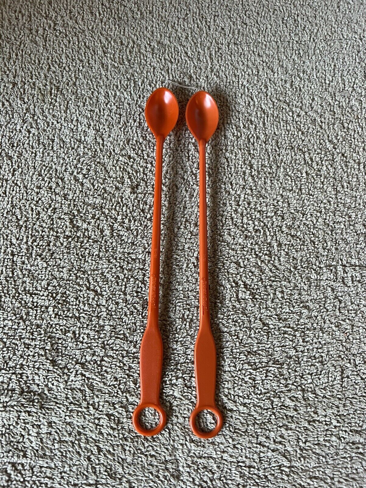 VTG Tupperware 181 Spoons Cocktail Swizzle Sticks 8\
