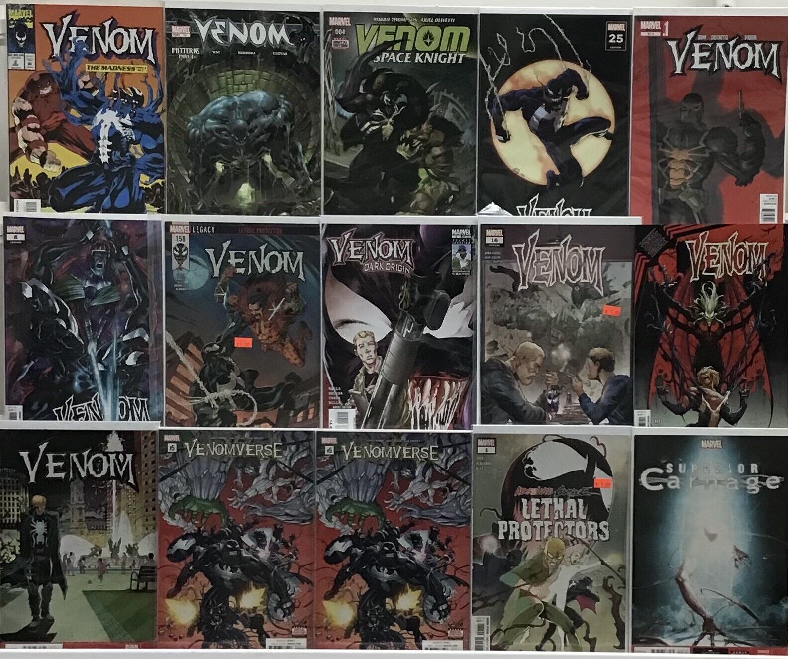 Marvel Comics - Venom, Carnage - Comic Book Lot Of 15