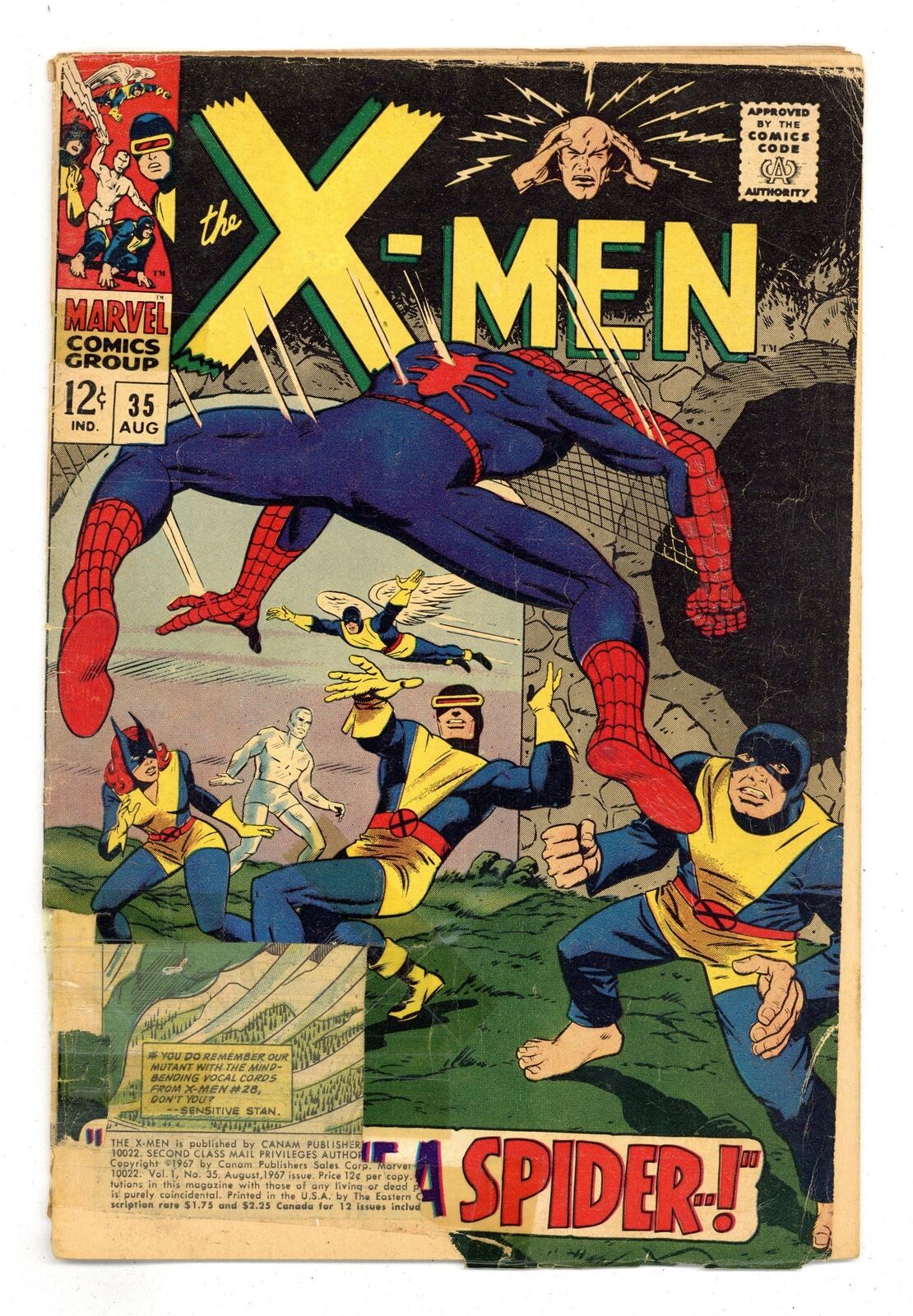 Uncanny X-Men #35 FR 1.0 1967