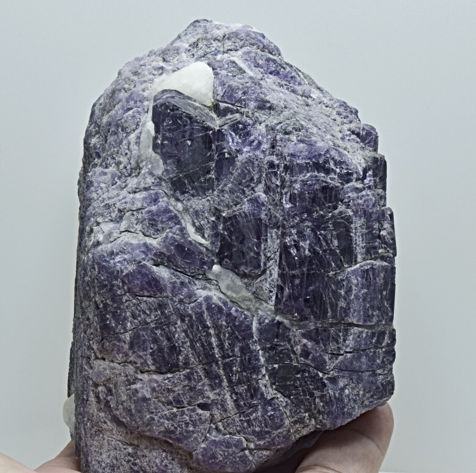 Huge Fluorescent Purple Scapolite Crystal From Badakhshan Afghanistan 781 Gram