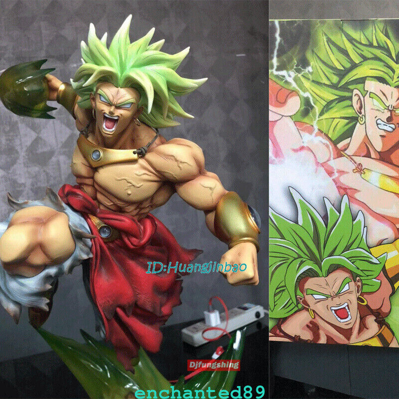 Broly Strike Back Resin Figurine Statue Painted Model Dragon Ball Z In Box New