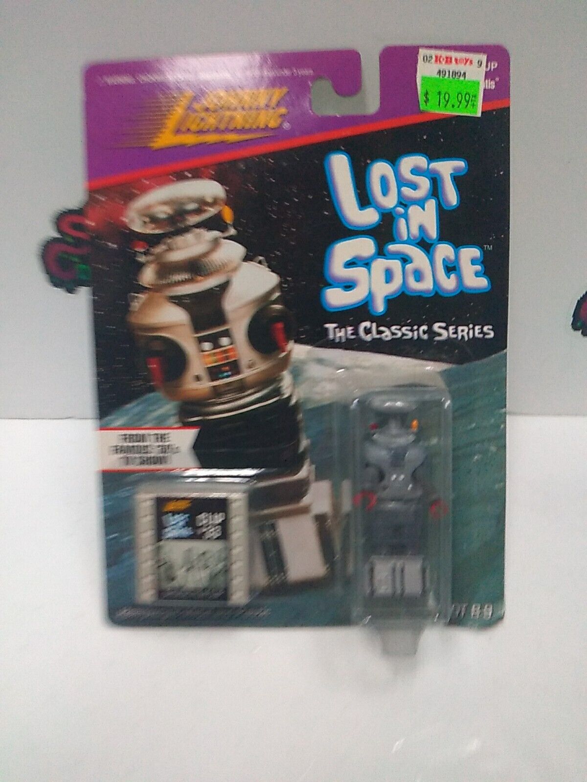 Johnny Lightning SciFi Models Lost in Space - Robot B-9 New with Film Clip #45