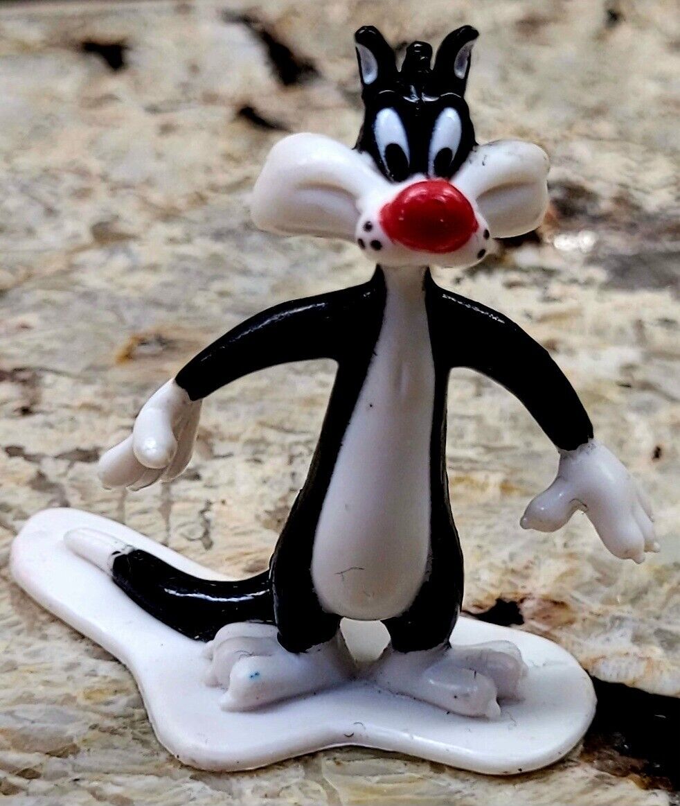 Vintage Sylvester the Cat PVC Mini Figure 1997 Looney Tunes Warner Bros Cartoon