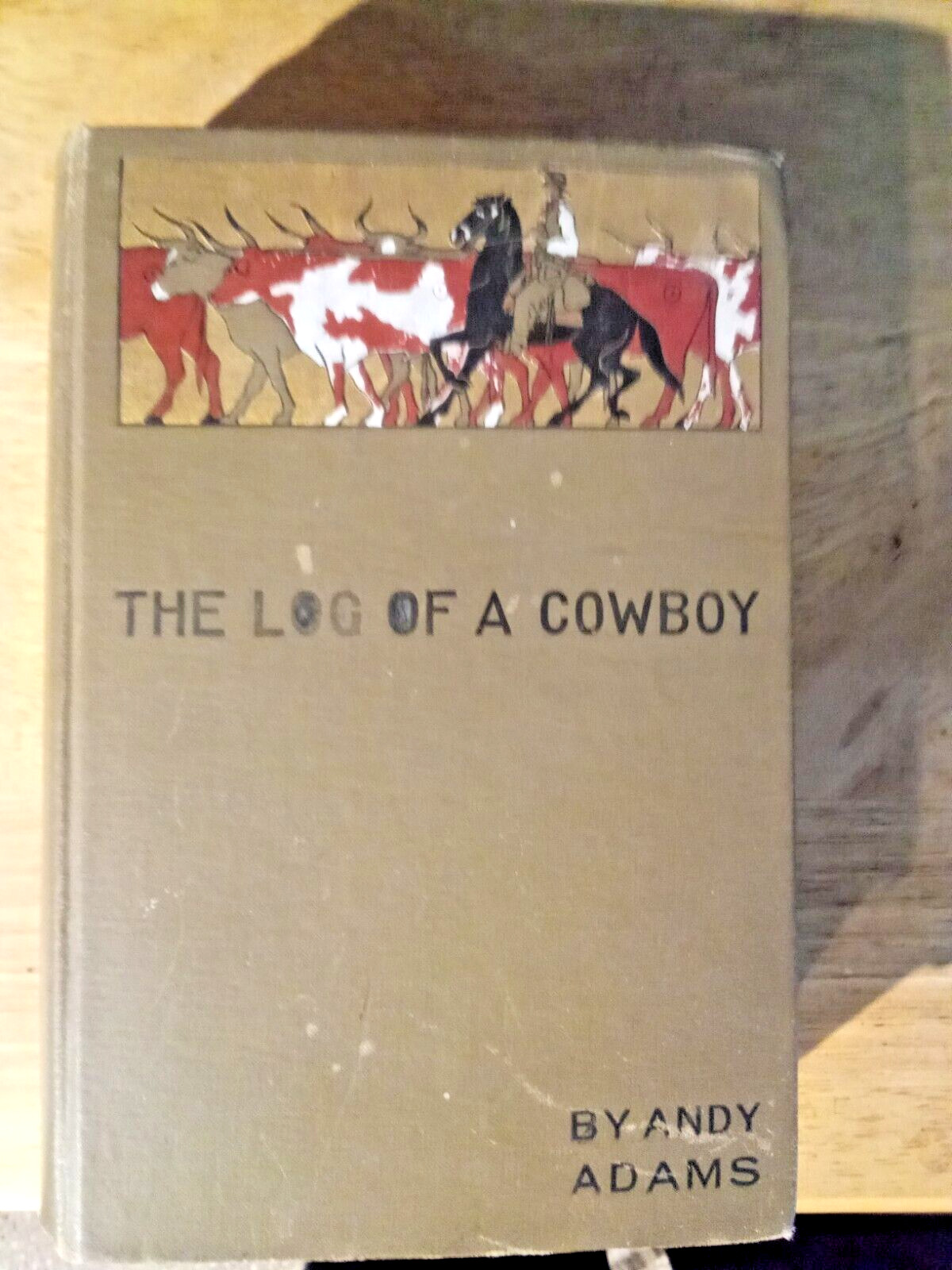 The Log of a Cowboy by Andy Adams Hardback 1st edition May 1903