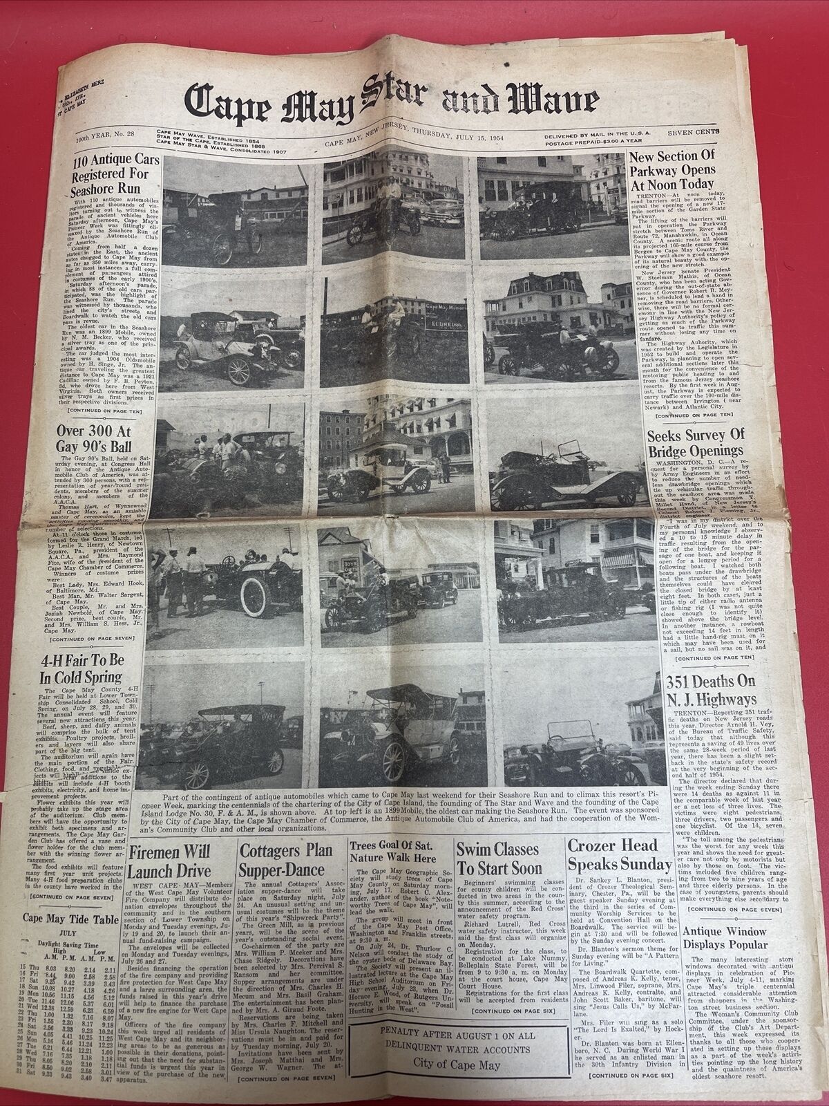 CAPE MAY STAR AND WAVE July 15,1954