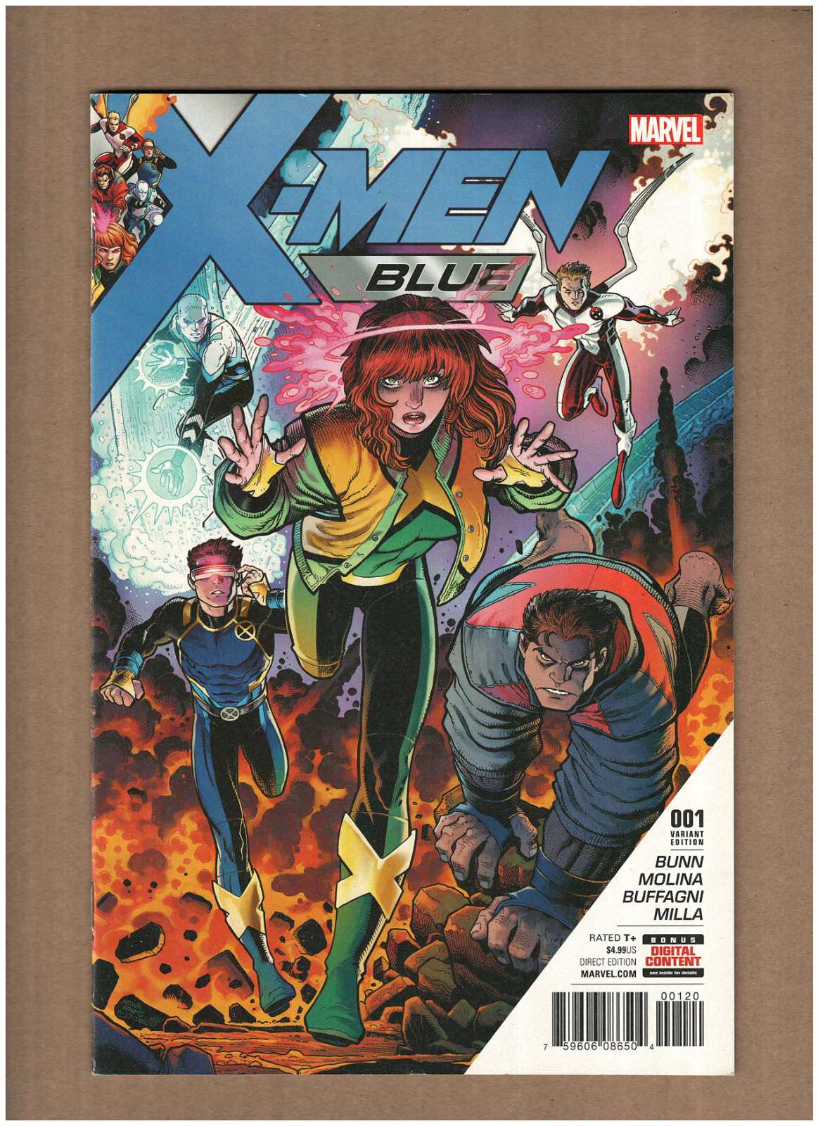 X-Men: Blue #1 Marvel Comics 2017 Art Adams Variant NM- 9.2