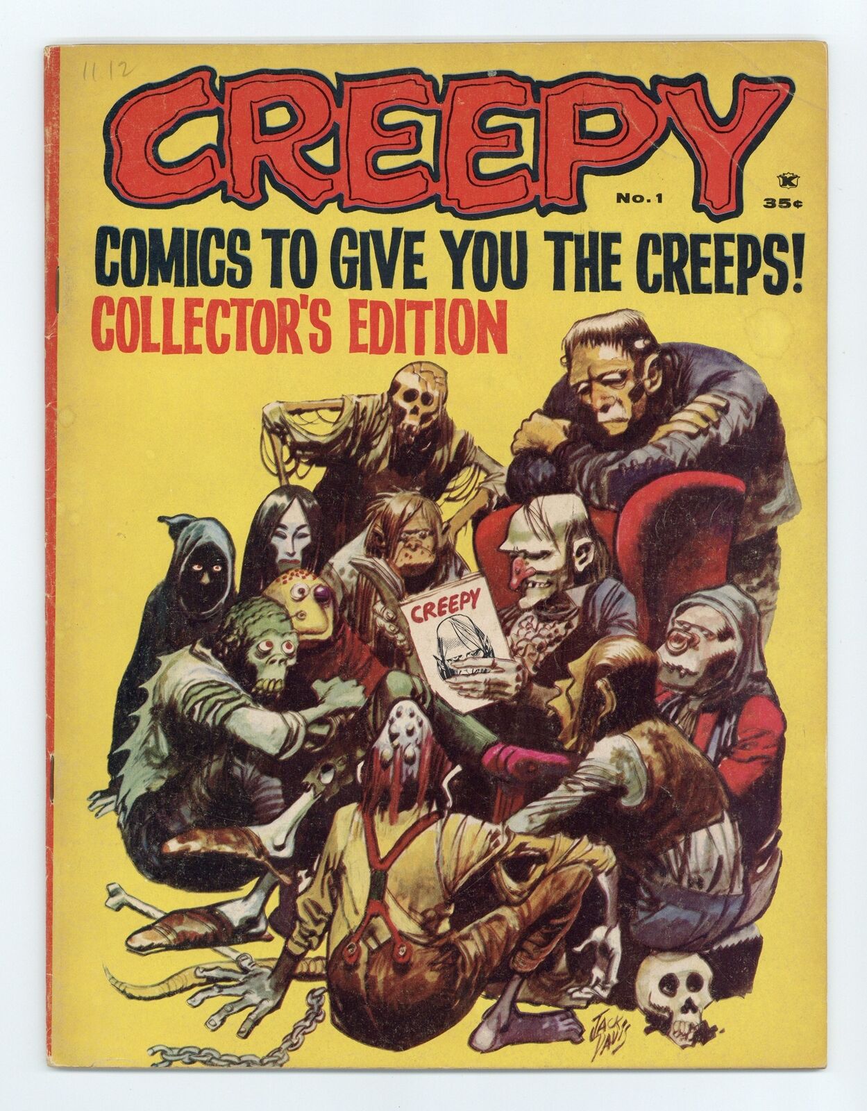 Creepy #1 VG- 3.5 1964 1st app. Uncle Creepy
